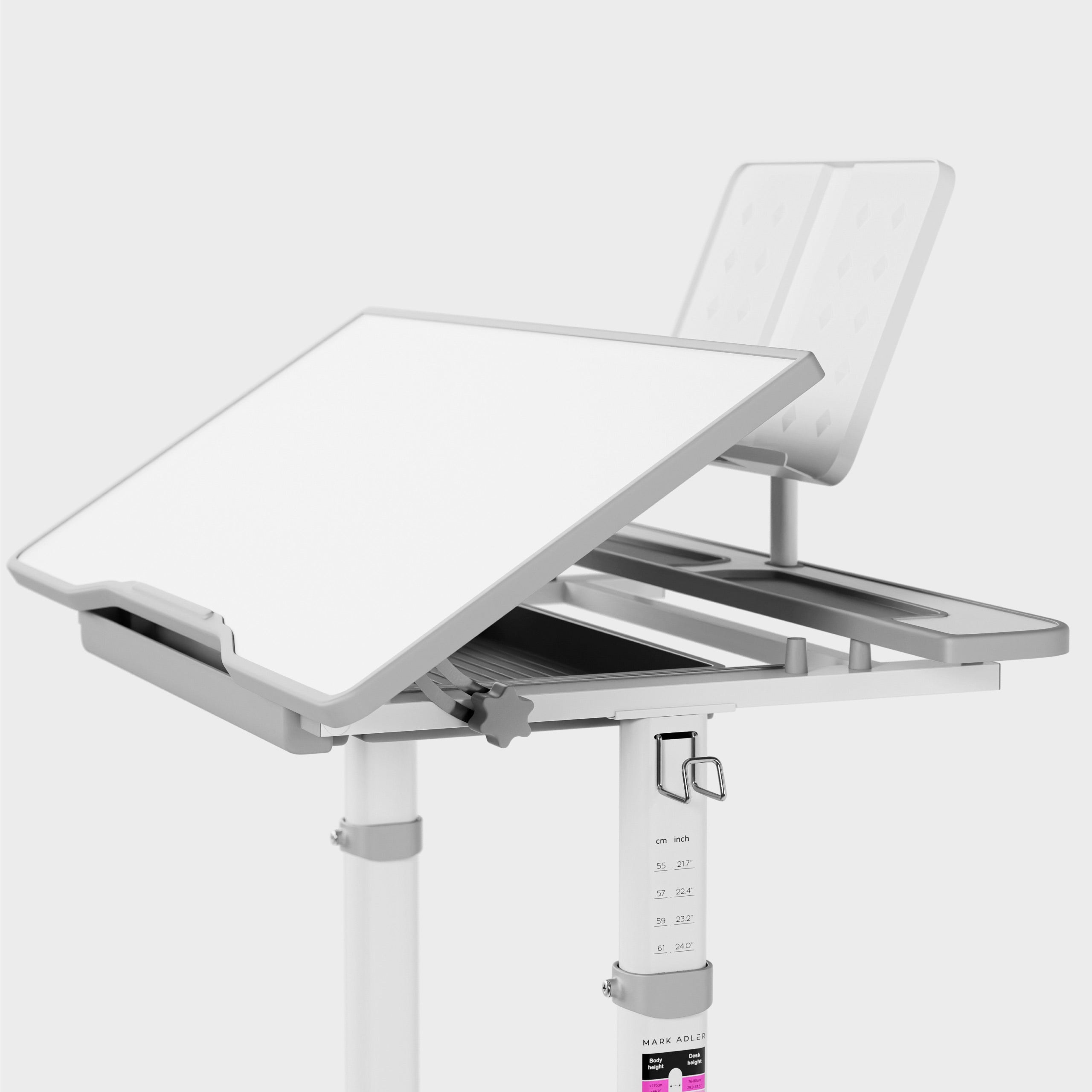 Winkelverstellung der Tischplatte