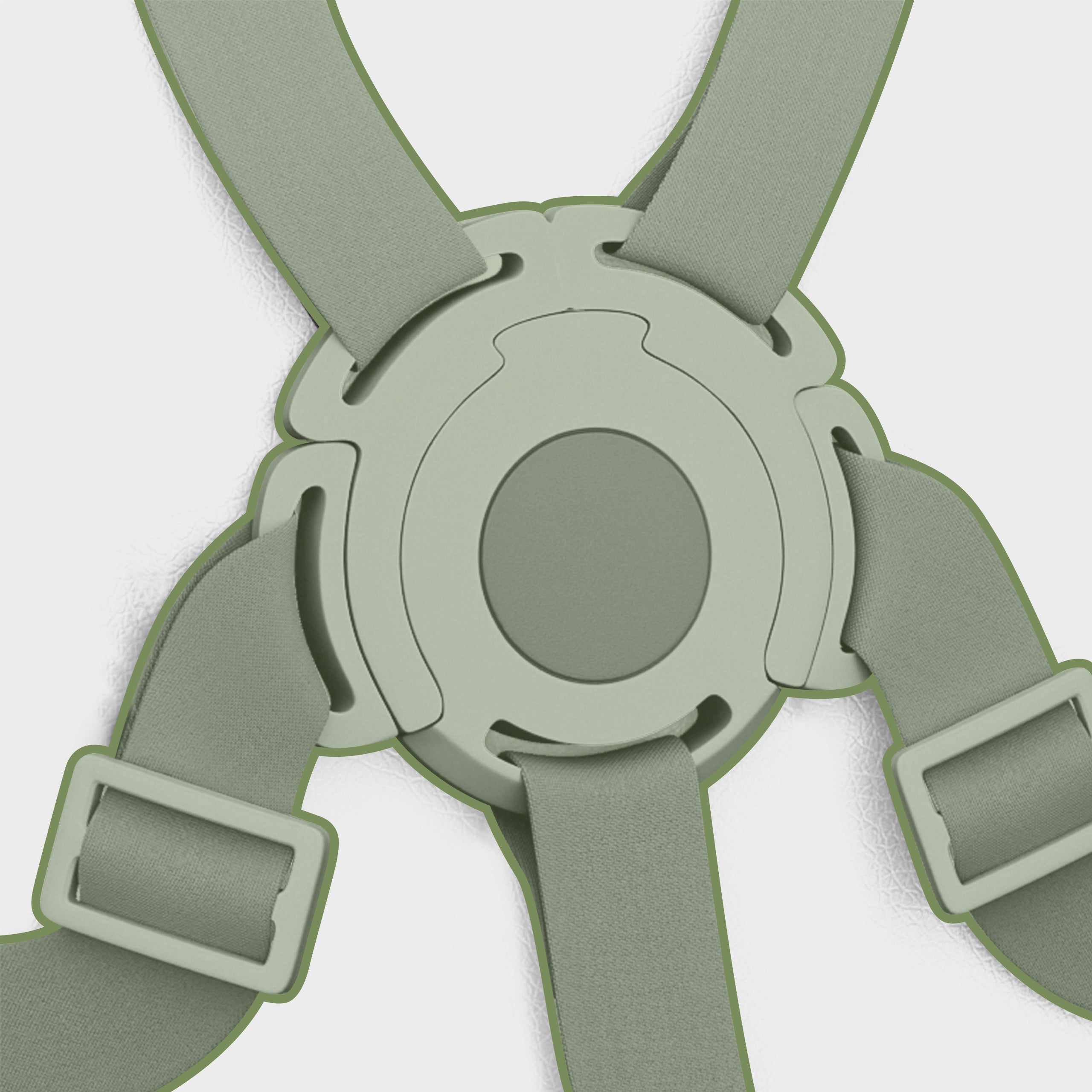 Volle Sicherheit mit 5-Punkt-Gurten