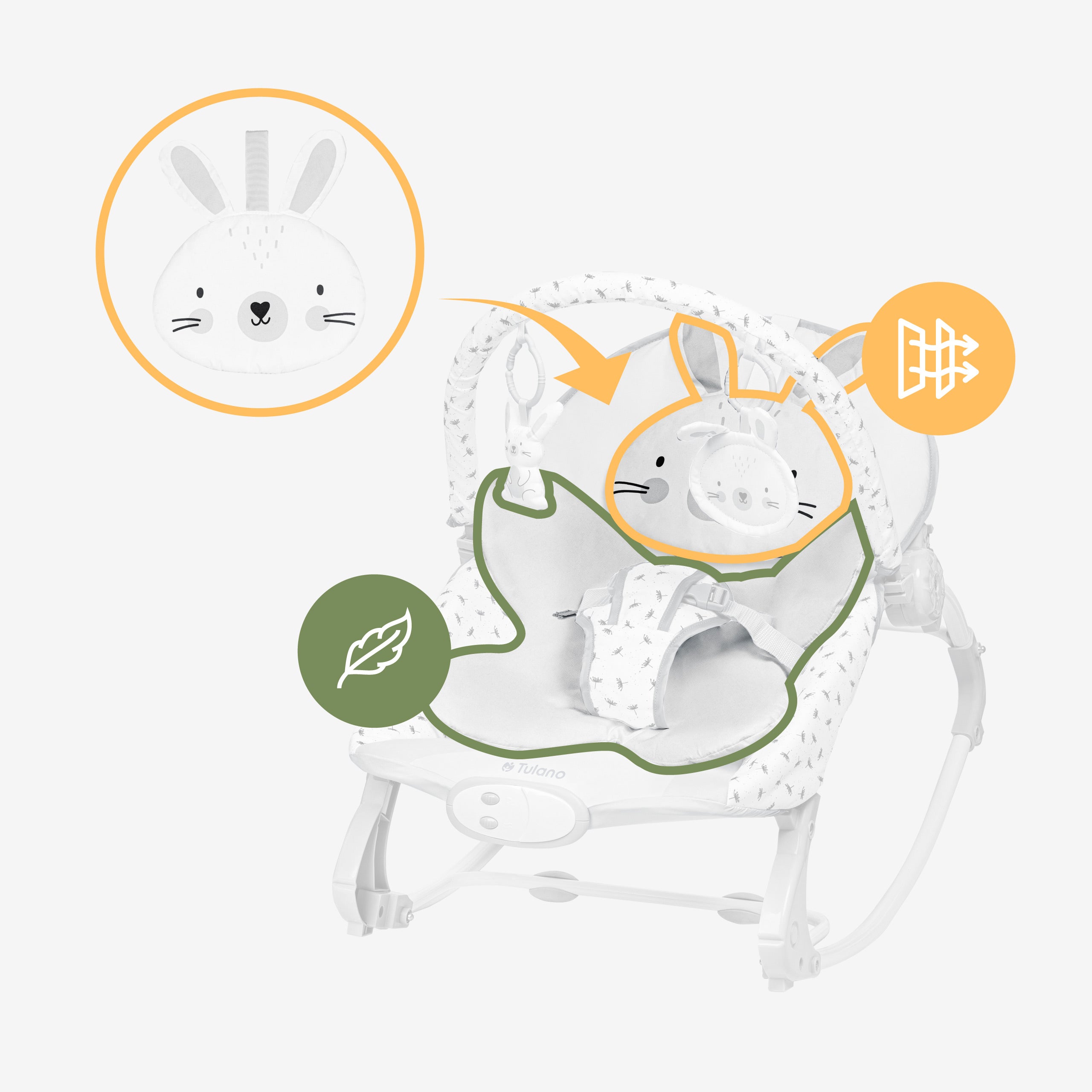 Weiche Unterstützung für das Baby