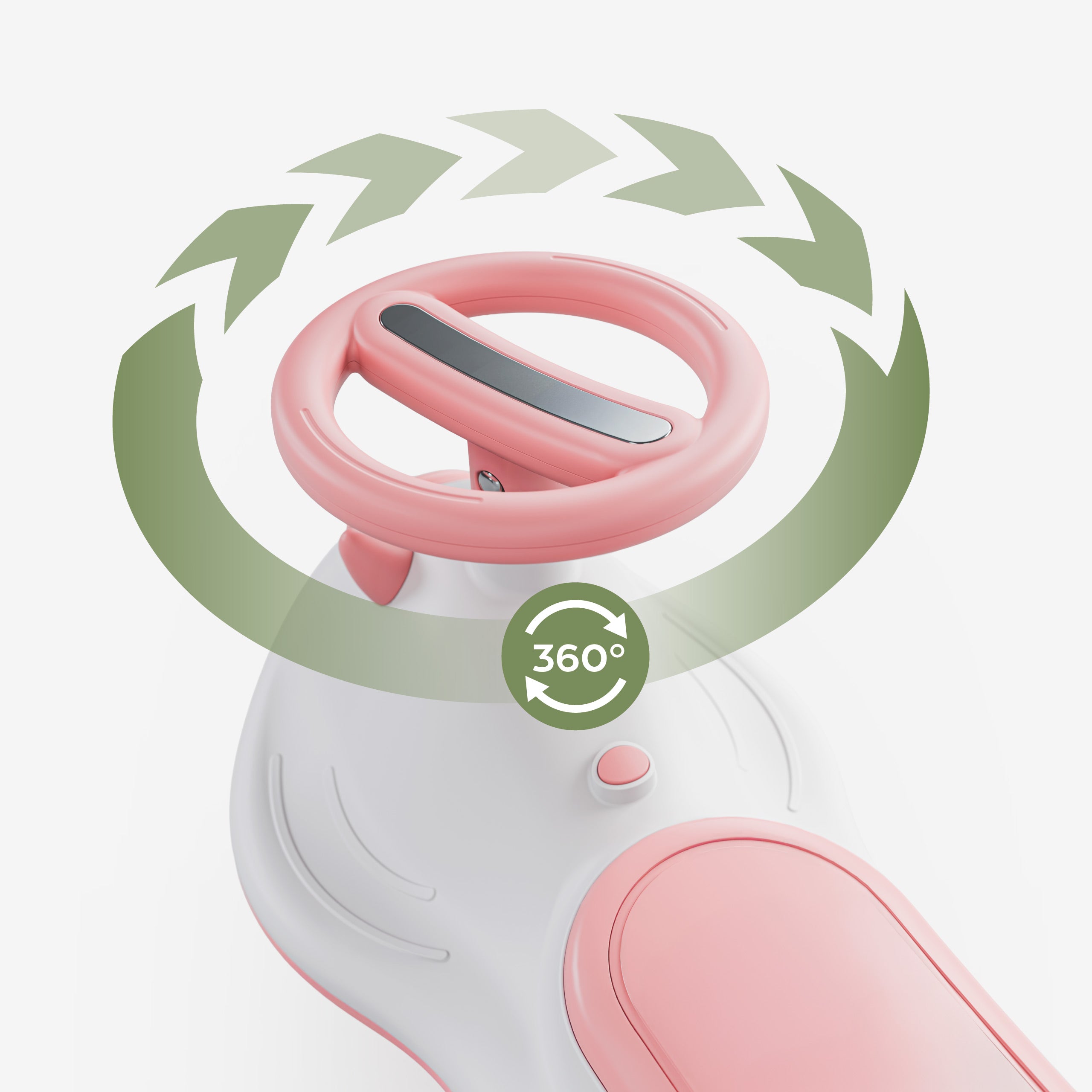 Lenkrad um 360° drehbar