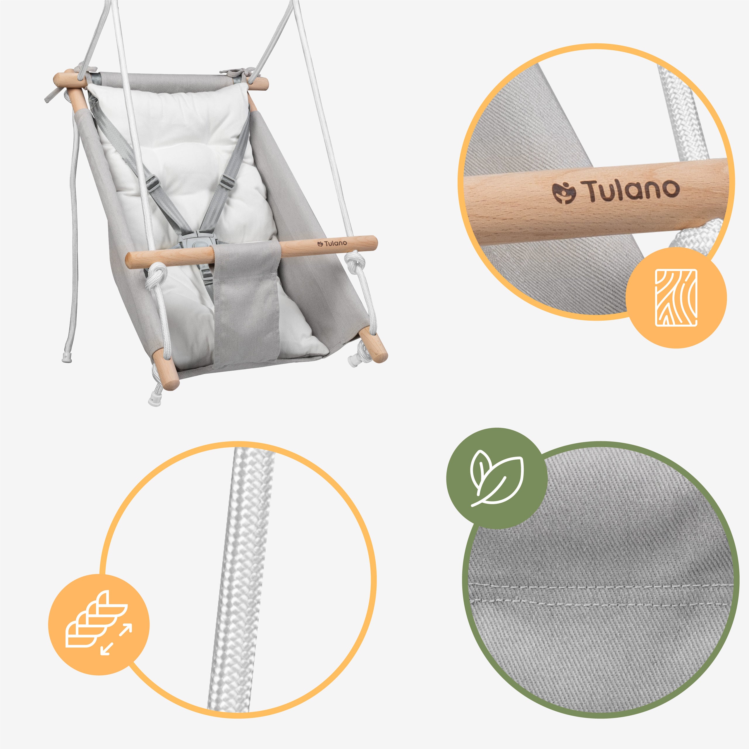 Natürliche, kinderfreundliche Materialien