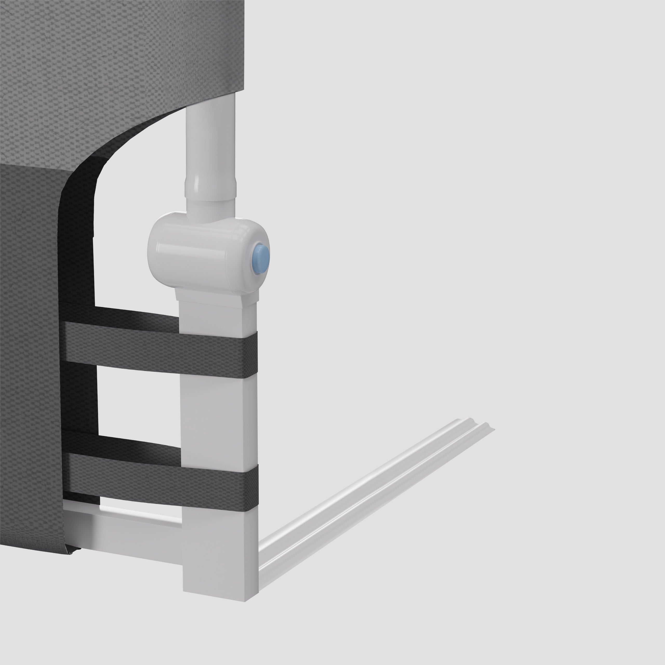 Einfache Montage und Demontage des Kinderbettgitters