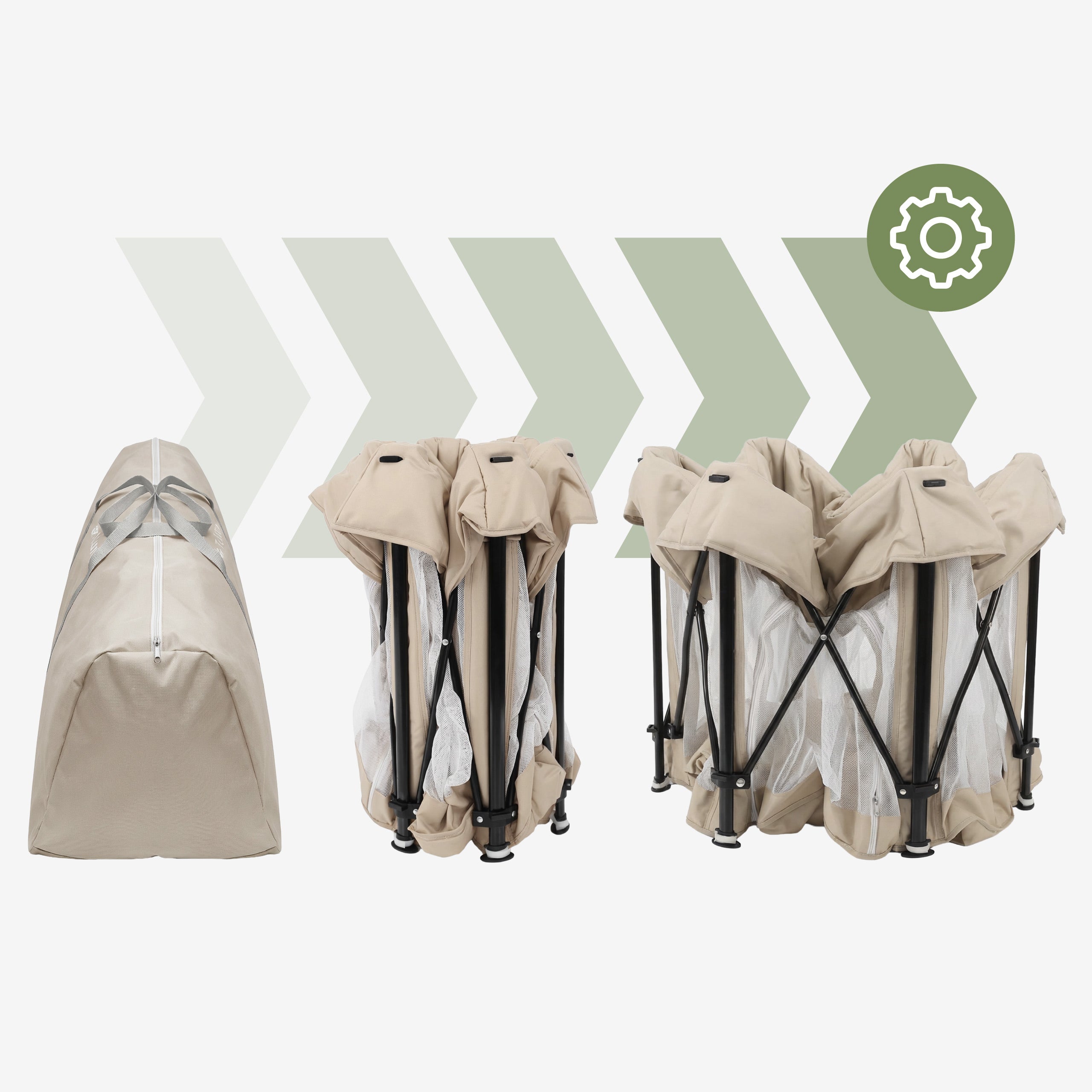 Zusammenklappbares Laufgitter für Kinder