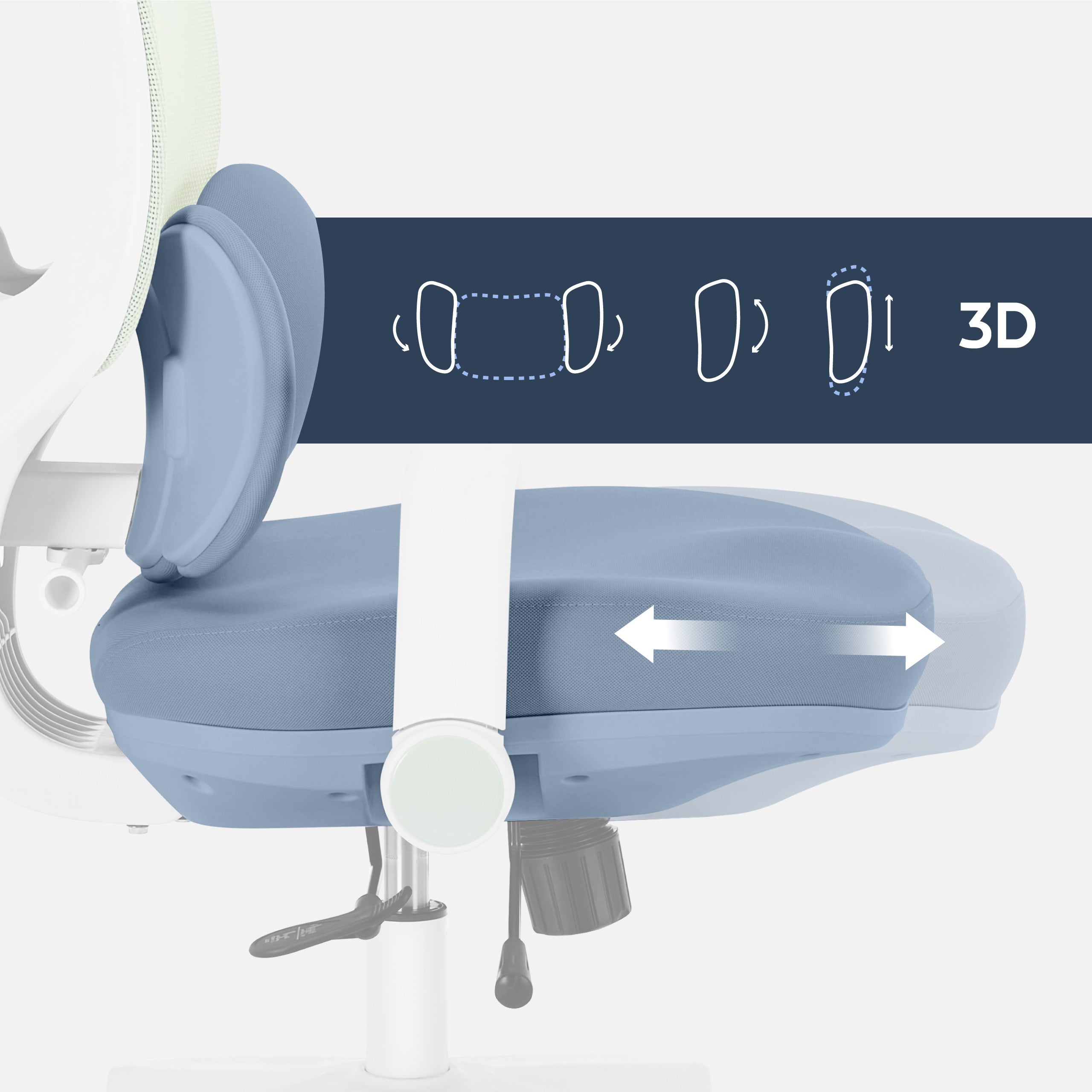 Slide-Technologie - Anpassung des Sitzes an Ihre Körpergröße