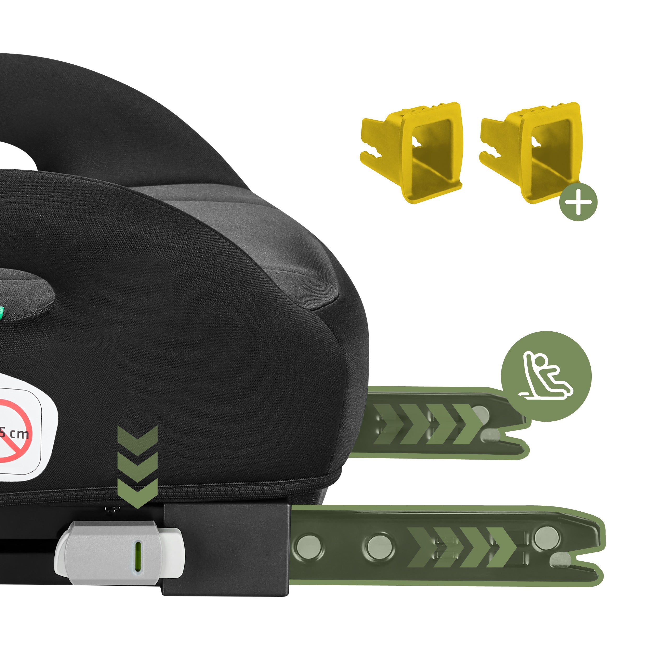 Sicherer Einbau mit ISOFIX-System