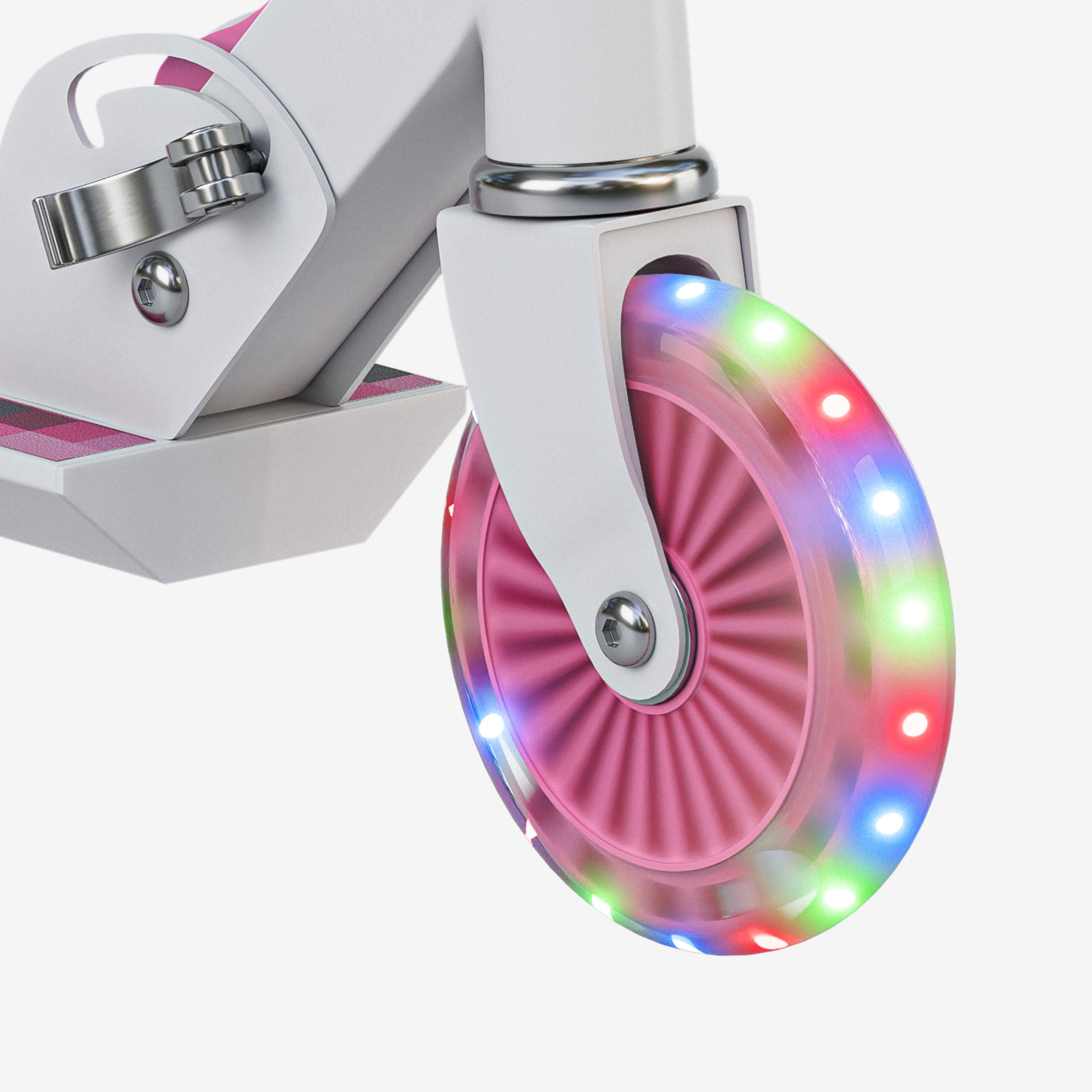 Kinder-Roller mit leuchtenden Rädern