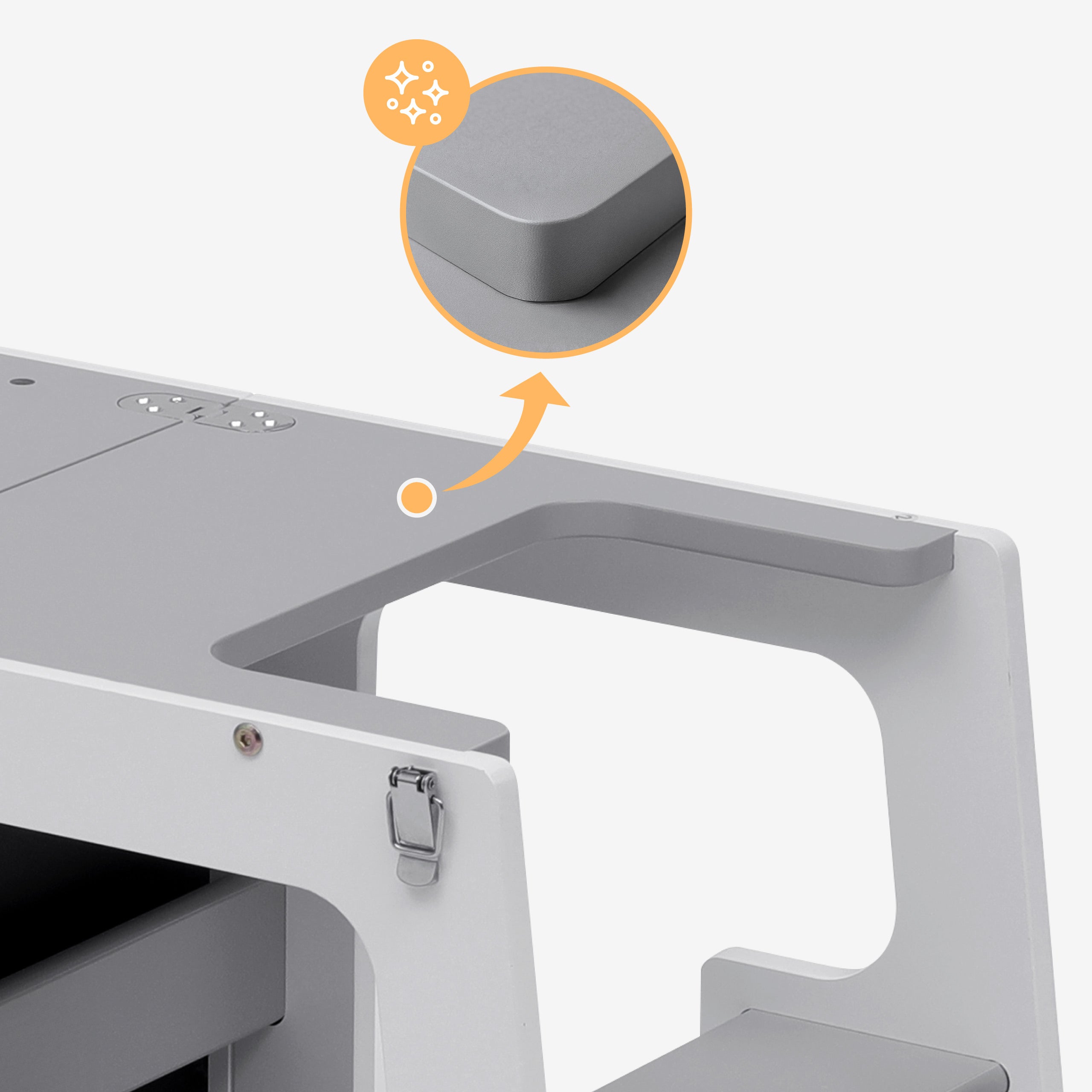 Leicht zu reinigen und schmutzabweisend