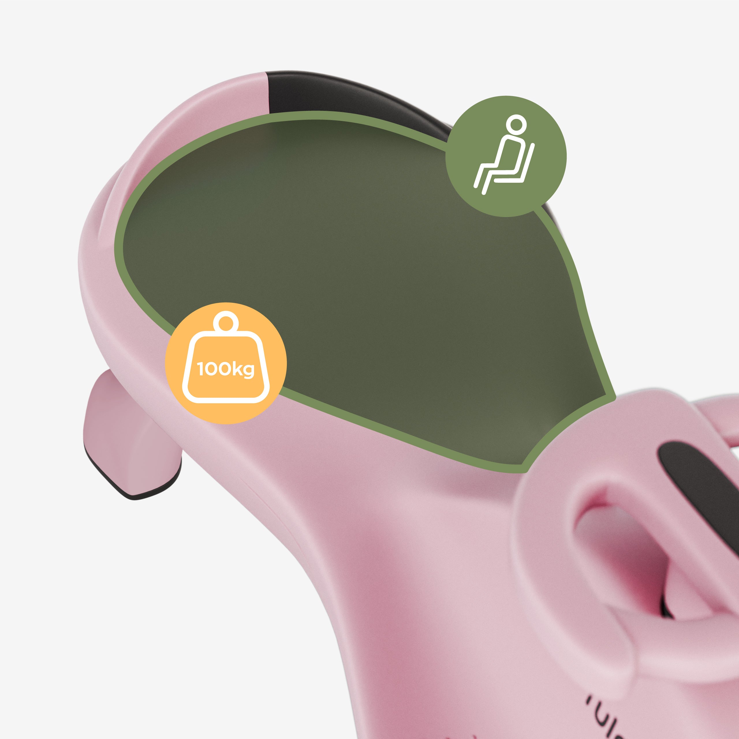 Der Focus 35 Kinderfahrer - bequemer und ergonomischer Sitz