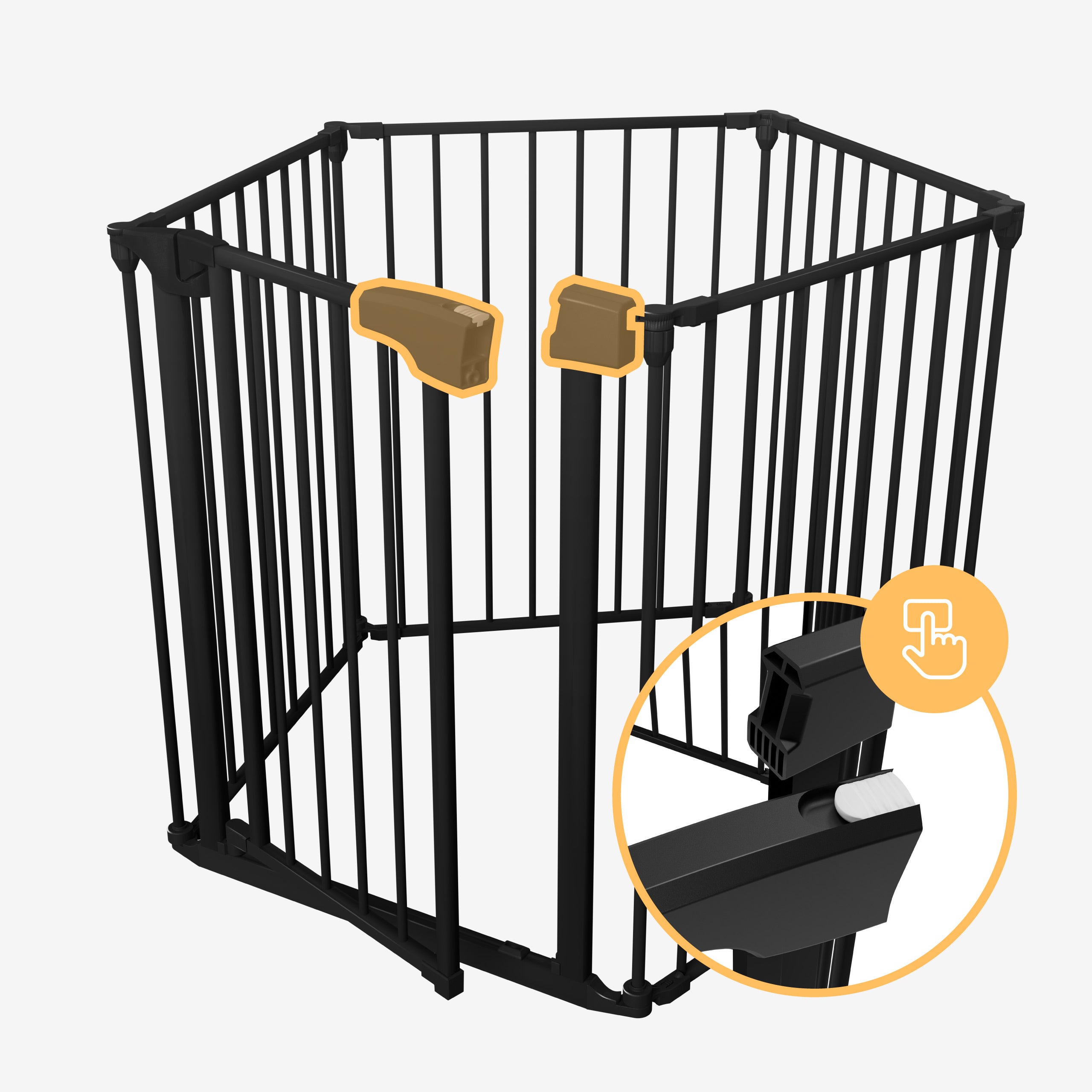 Automatische Verriegelung mit Verriegelung