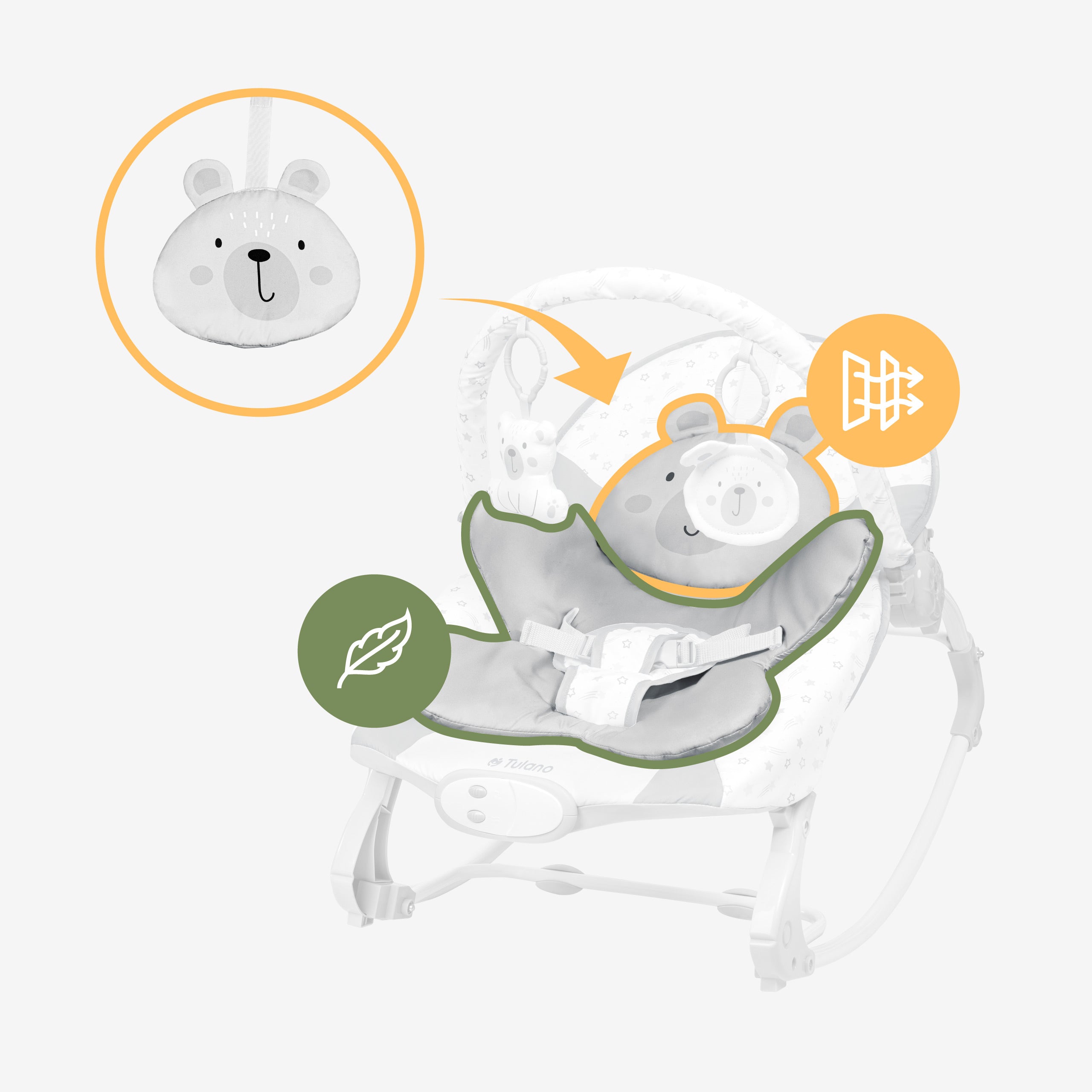 Weiche Unterstützung für das Baby