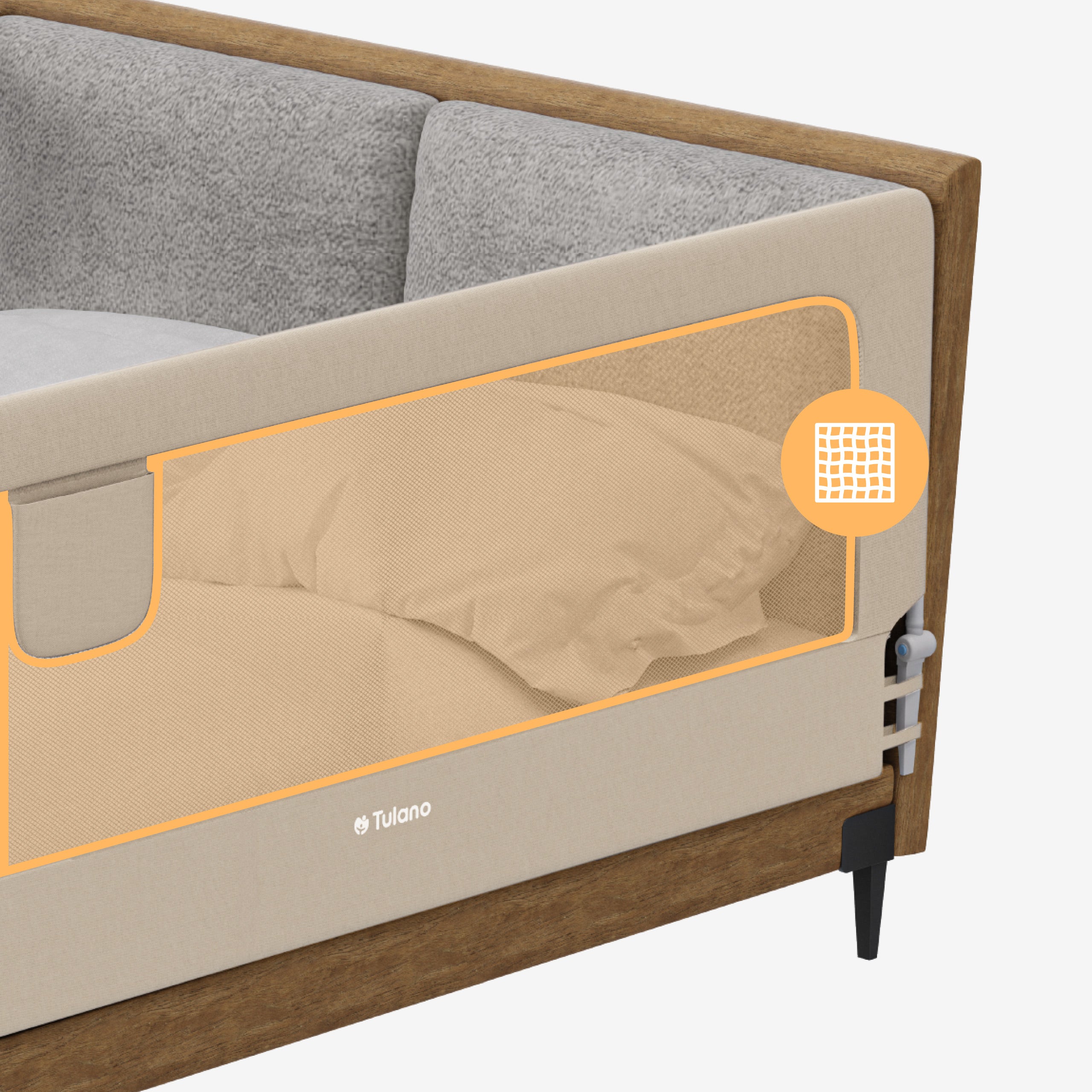 Luftige, robuste Materialien