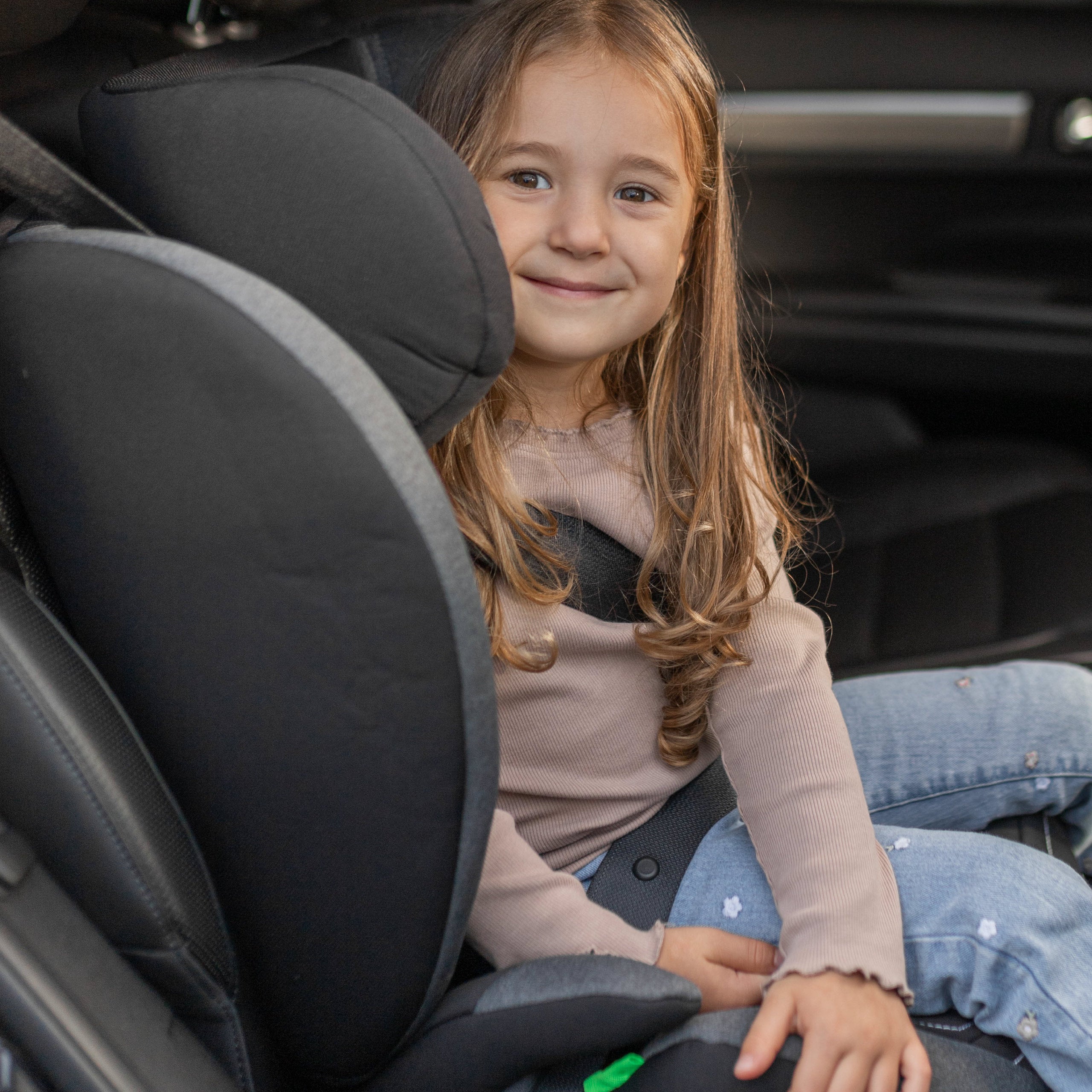 Tulano Joy 25 Schwarz-Grau Autositz 100-150cm I-Größe 