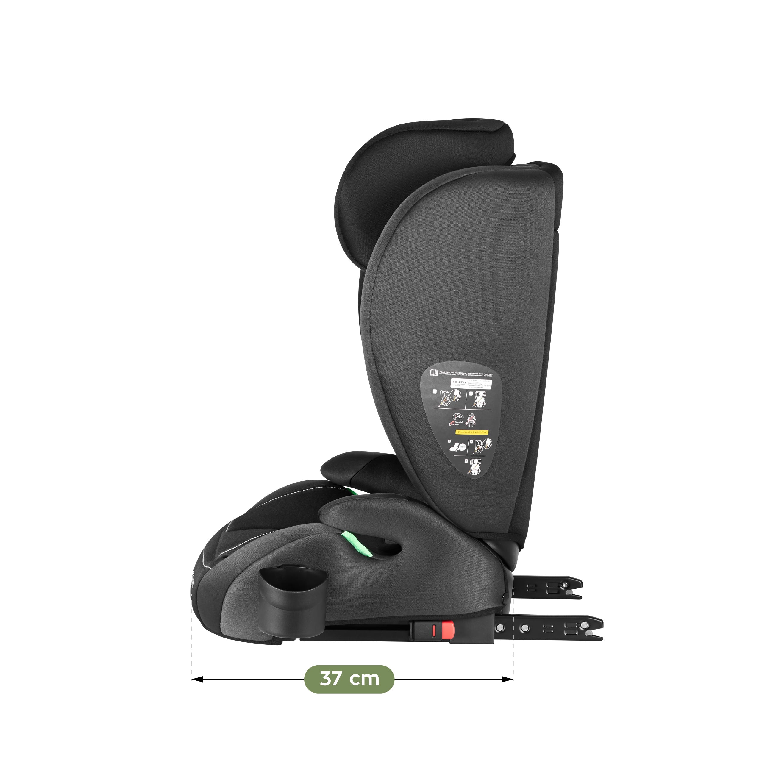 Tulano Joy 25 Schwarz-Grau Autositz 100-150cm I-Größe 