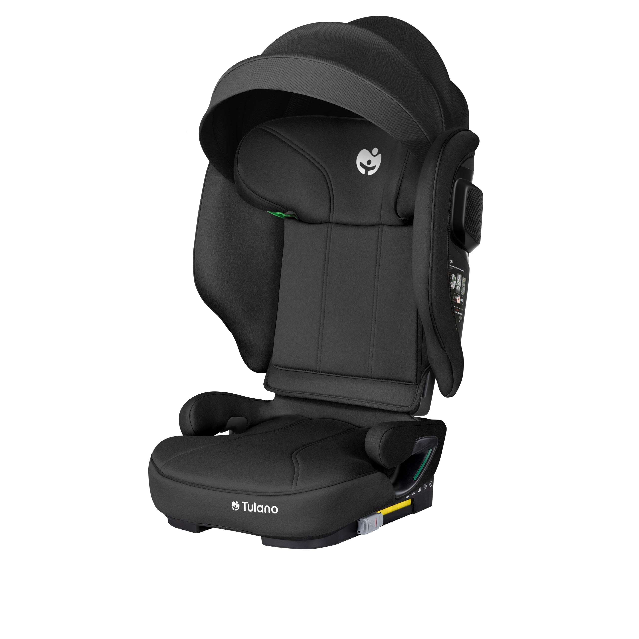 Kindersitz 100 - 150 cm Tulano Joy 55 Black I-Size