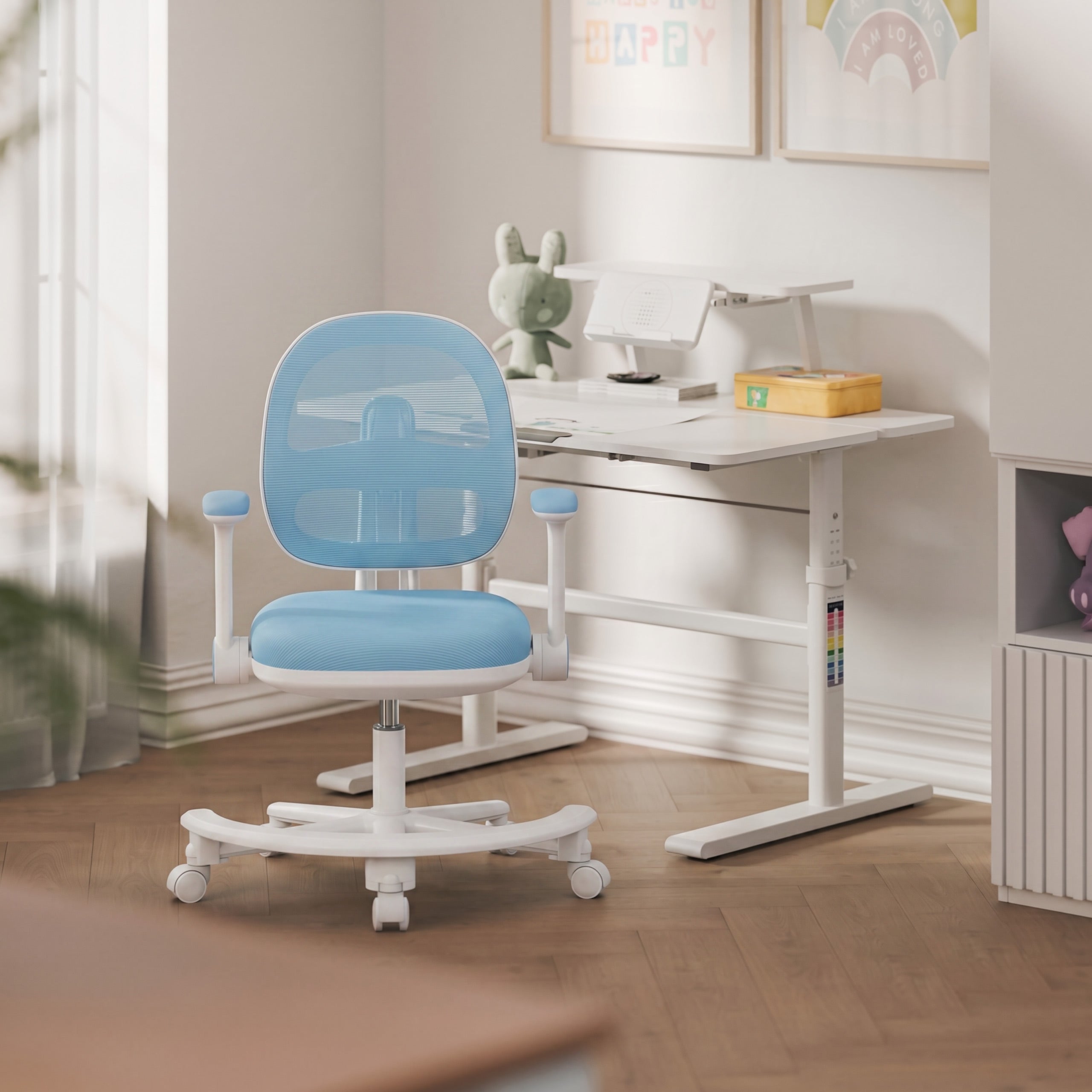 Ergonomischer Schreibtischstuhl für Kinder Mark Adler Junior 3.6 Blue
