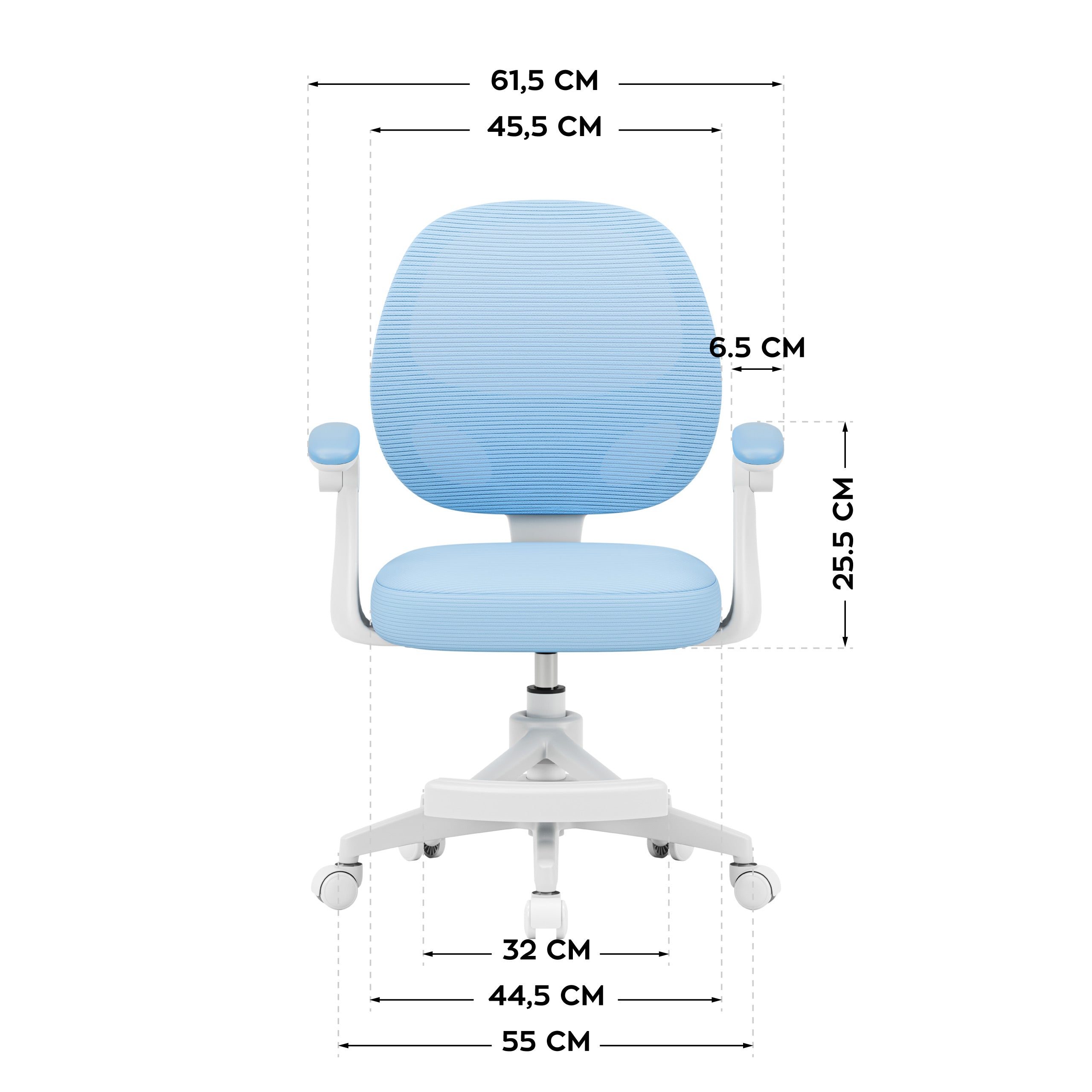 Mark Adler Junior 3.1 Blauer Kinderdrehstuhl