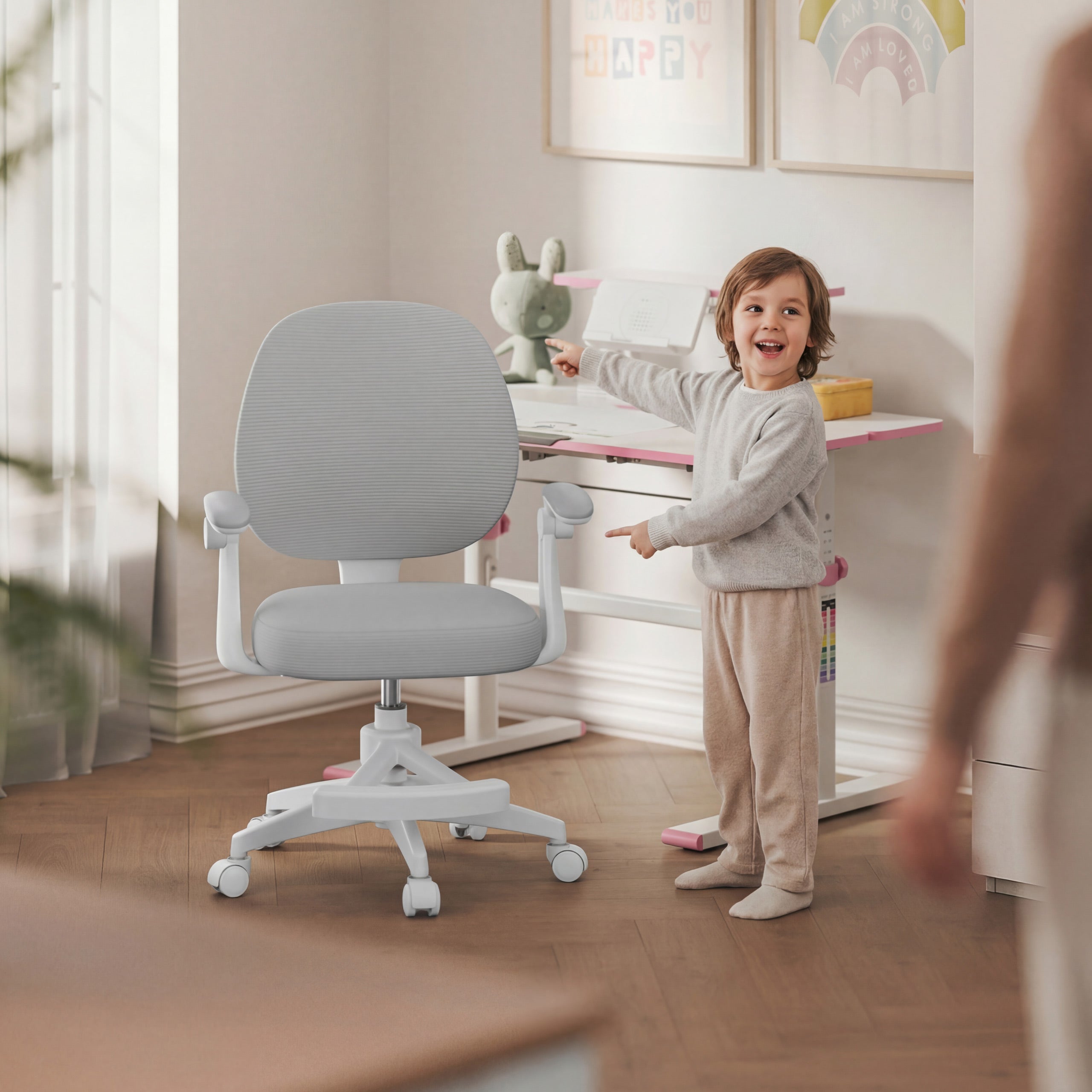 Mark Adler Junior 3.1 Grauer Kinderdrehstuhl