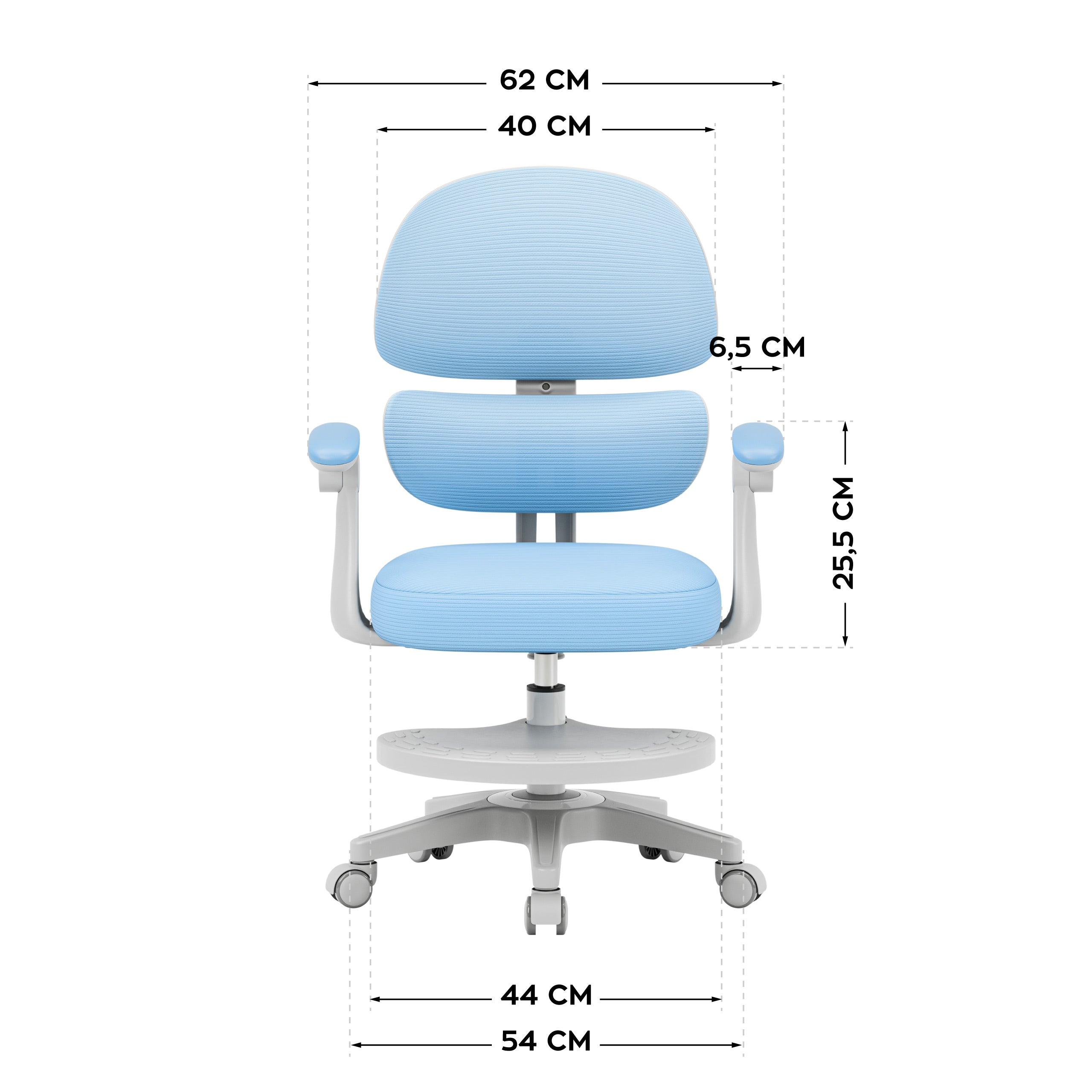 Mark Adler Junior 4.4 Blau Ergonomischer Kinderstuhl