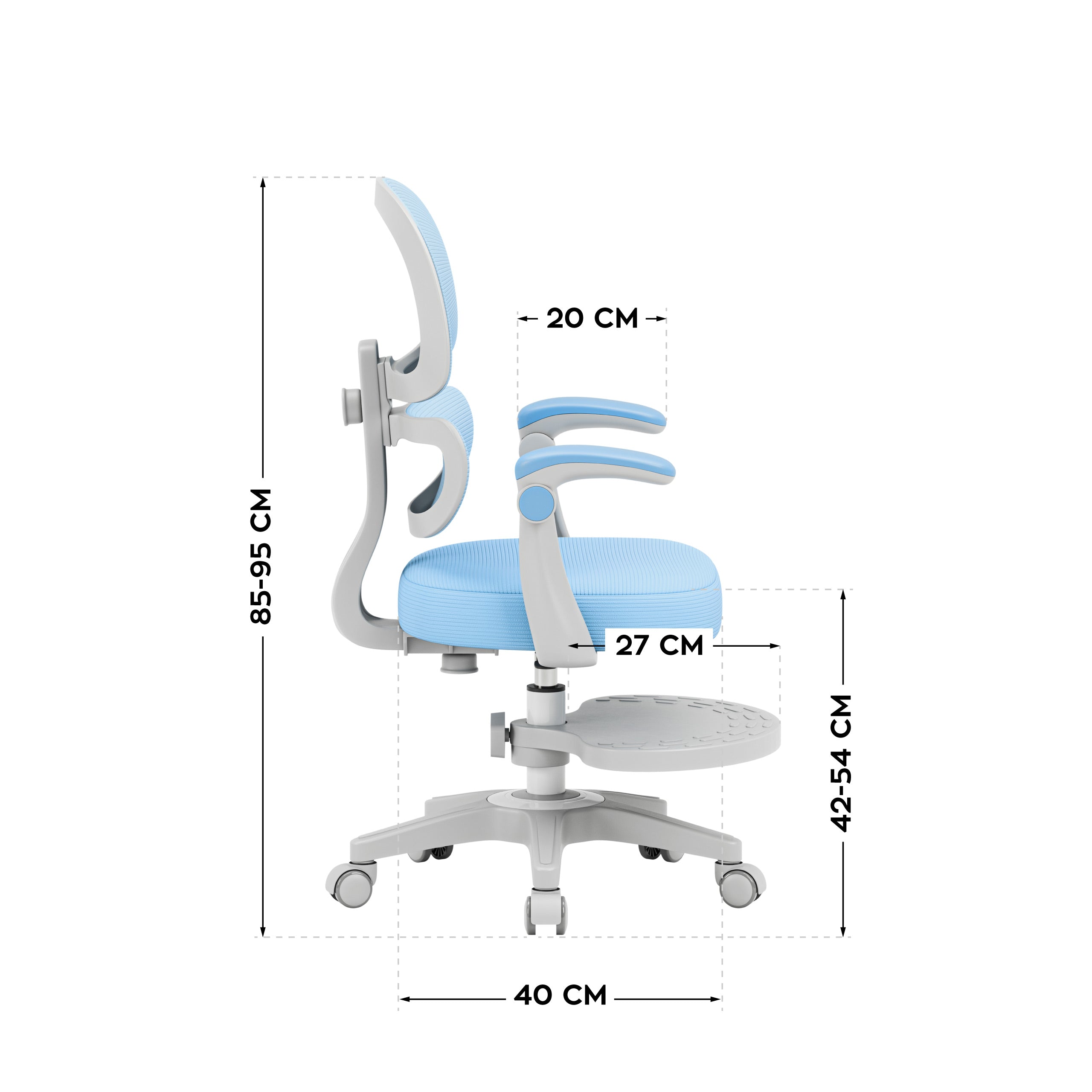 Mark Adler Junior 4.4 Blau Ergonomischer Kinderstuhl