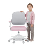 Mark Adler Junior 4.3 Rosa-grauer Kinderschreibtischstuhl