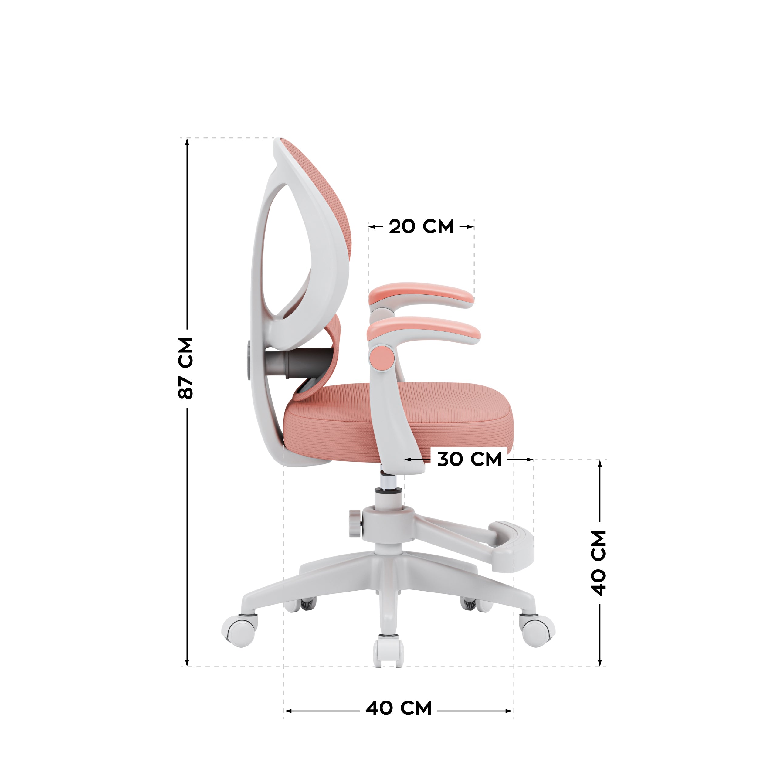Mark Adler Junior 4.5 Pink Verstellbarer Kindersitz 