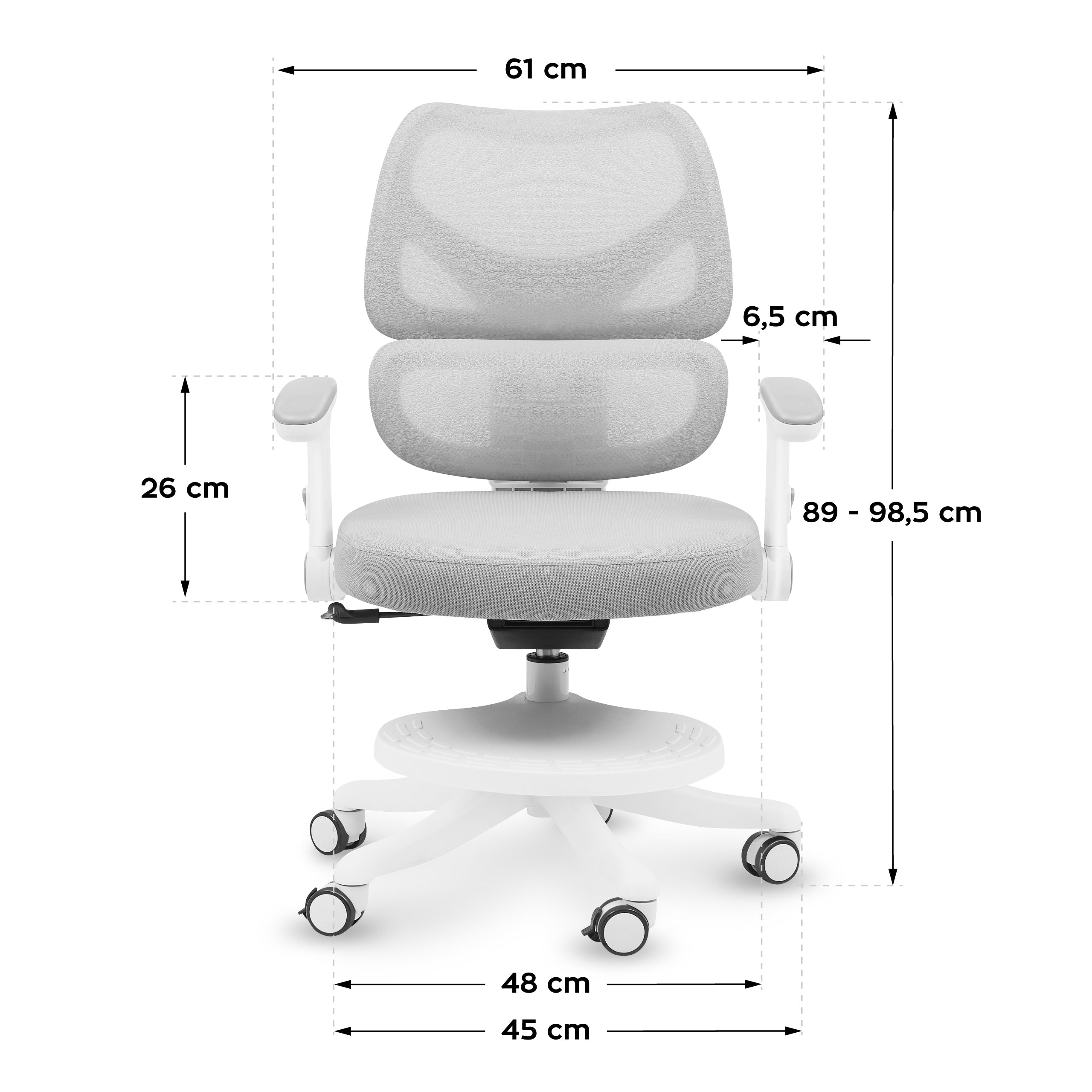 Mark Adler Junior 5.3 Grauer Drehstuhl 