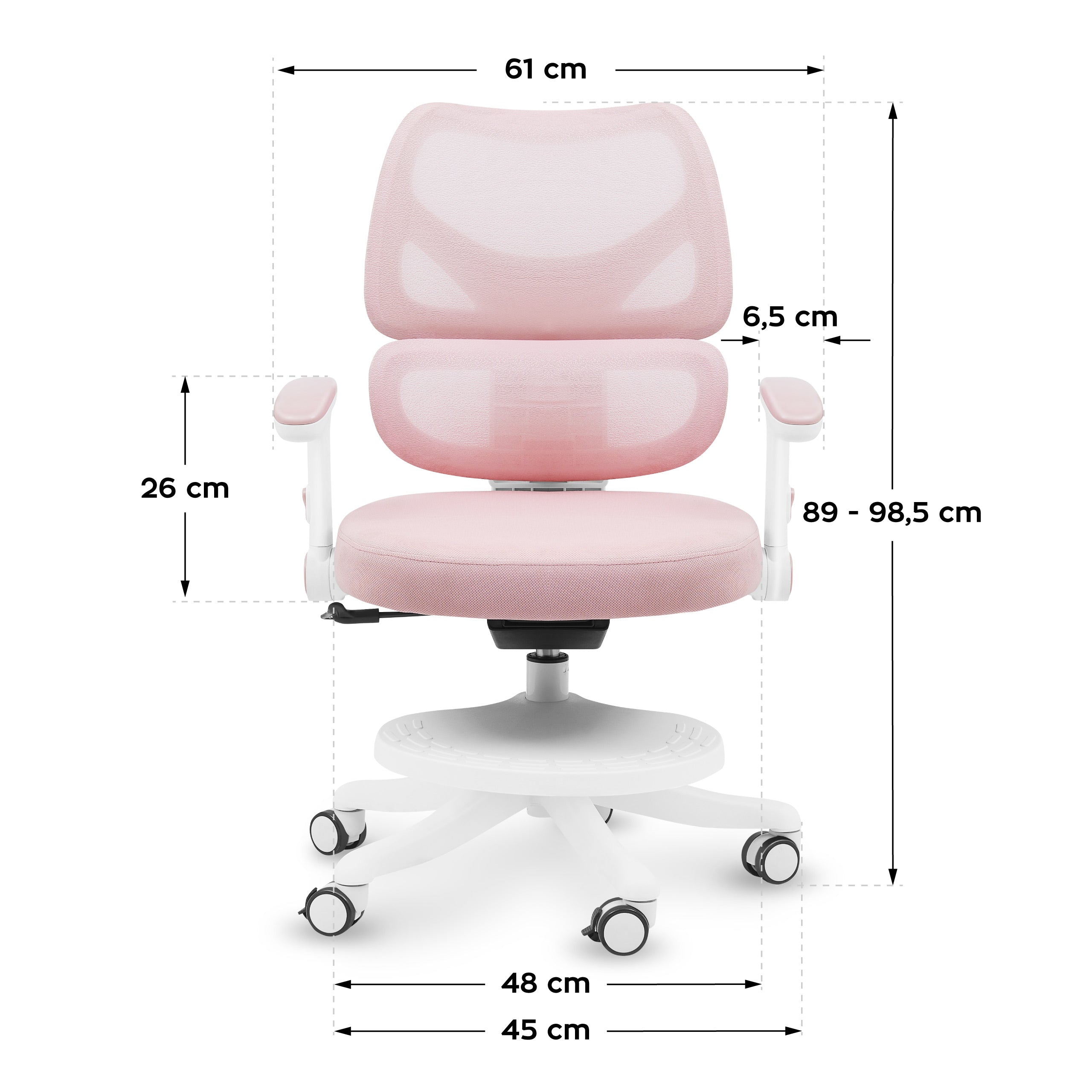 Mark Adler Junior 5.3 Drehstuhl in Rosa 