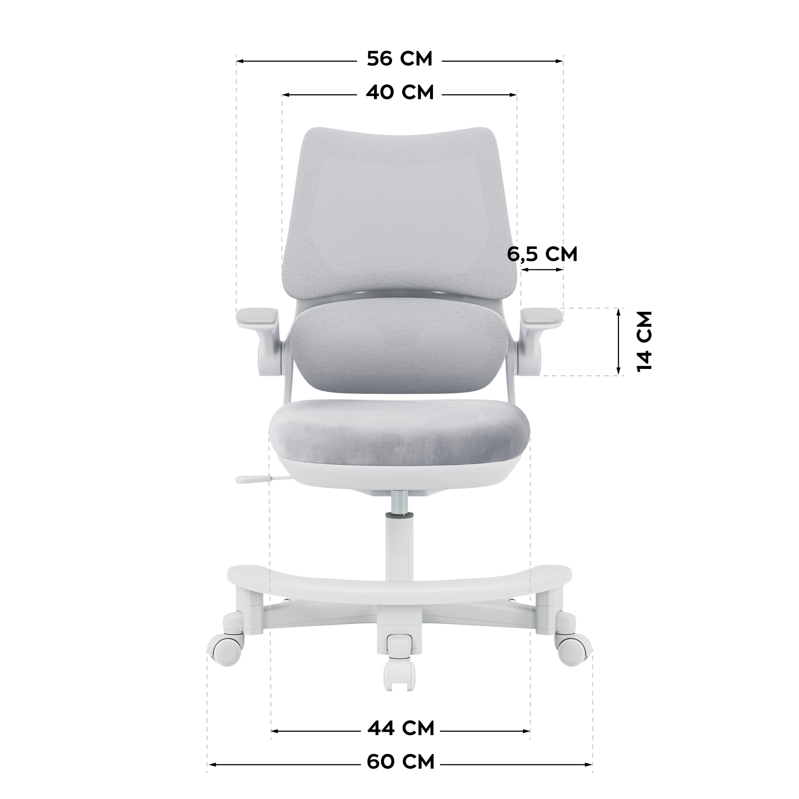 Mark Adler Junior 5.7 Grauer Kinderschreibtischstuhl 