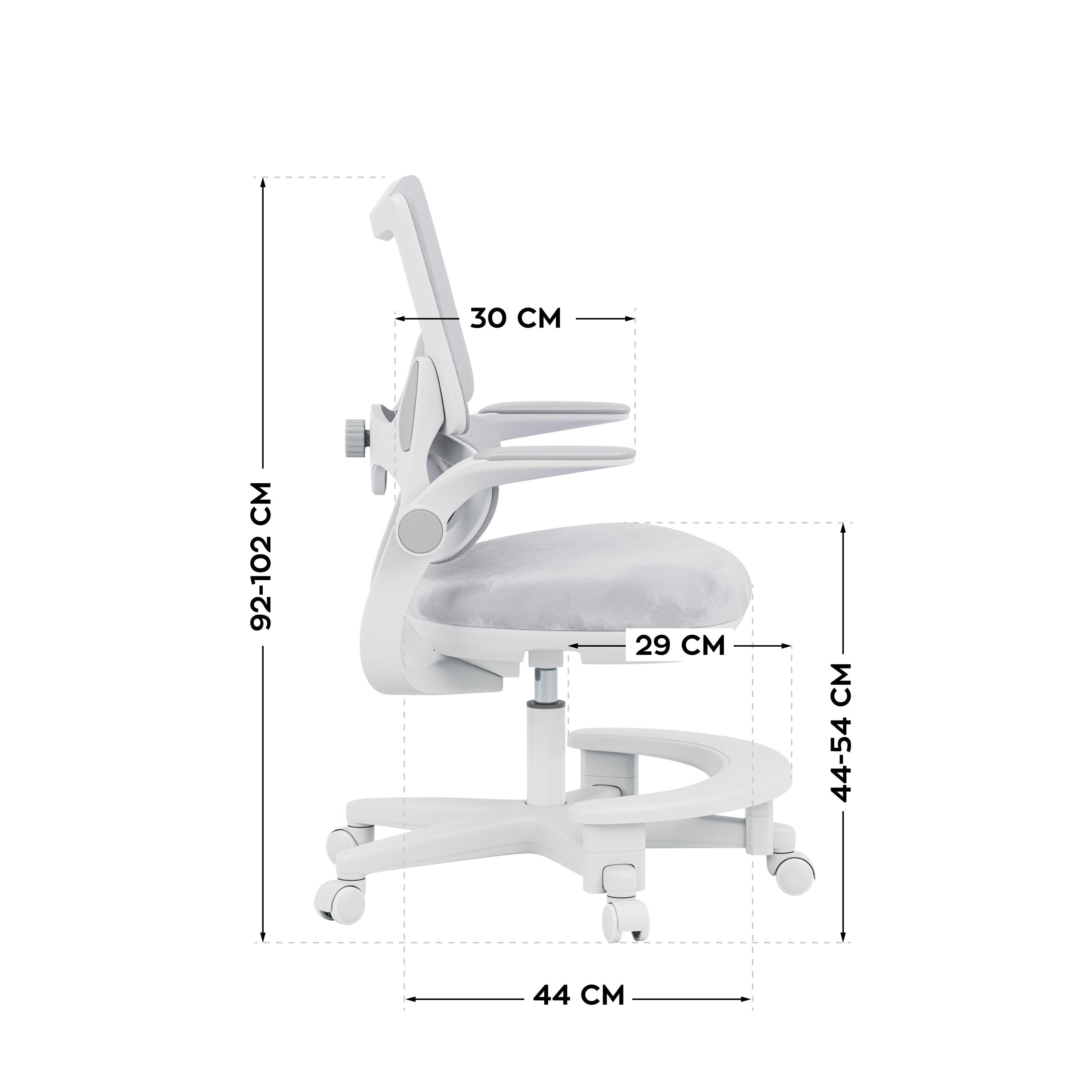 Mark Adler Junior 5.7 Grauer Kinderschreibtischstuhl 