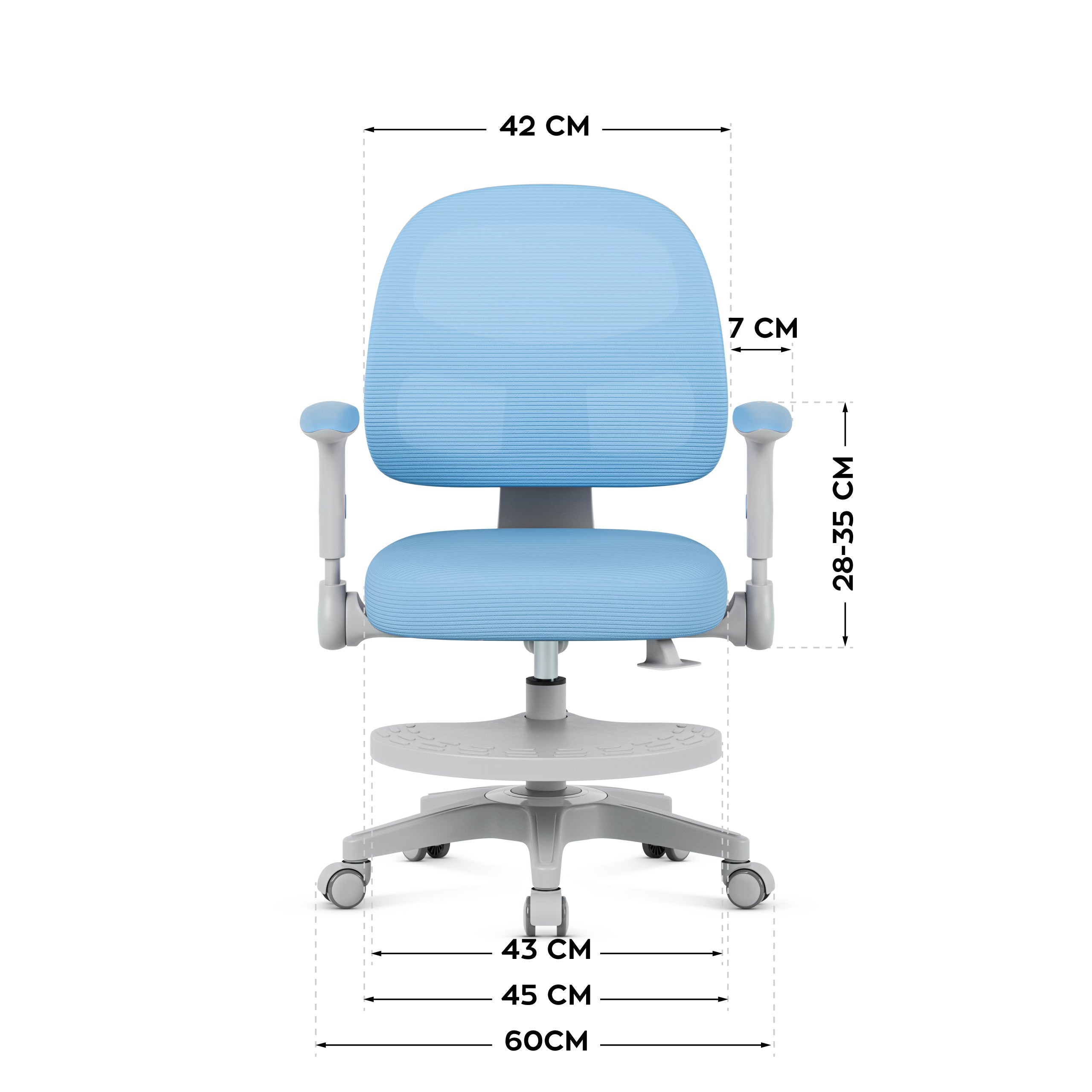 Mark Adler Junior 5.0 Blauer verstellbarer Kindersitz 