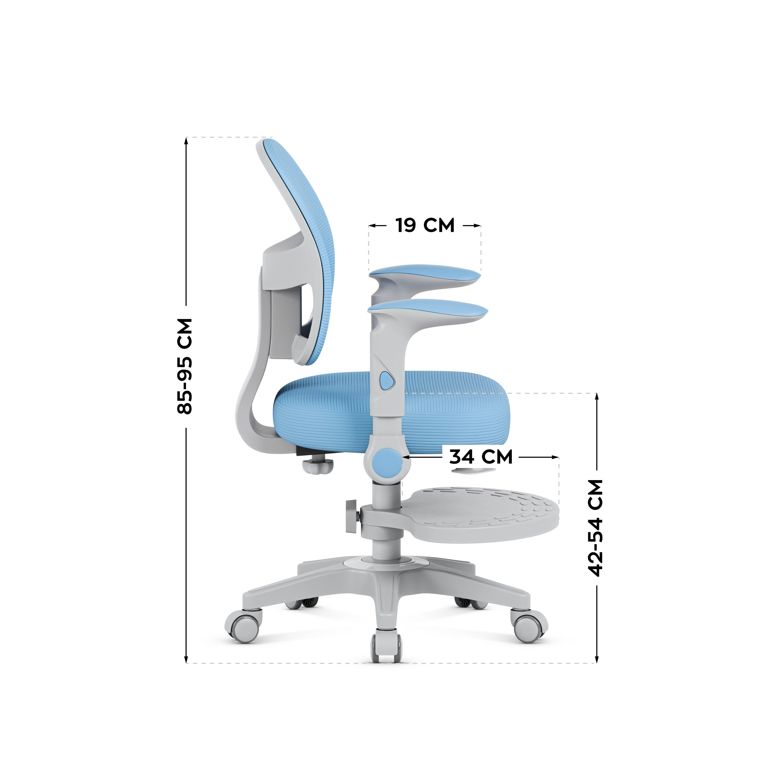 Mark Adler Junior 5.0 Blauer verstellbarer Kindersitz 