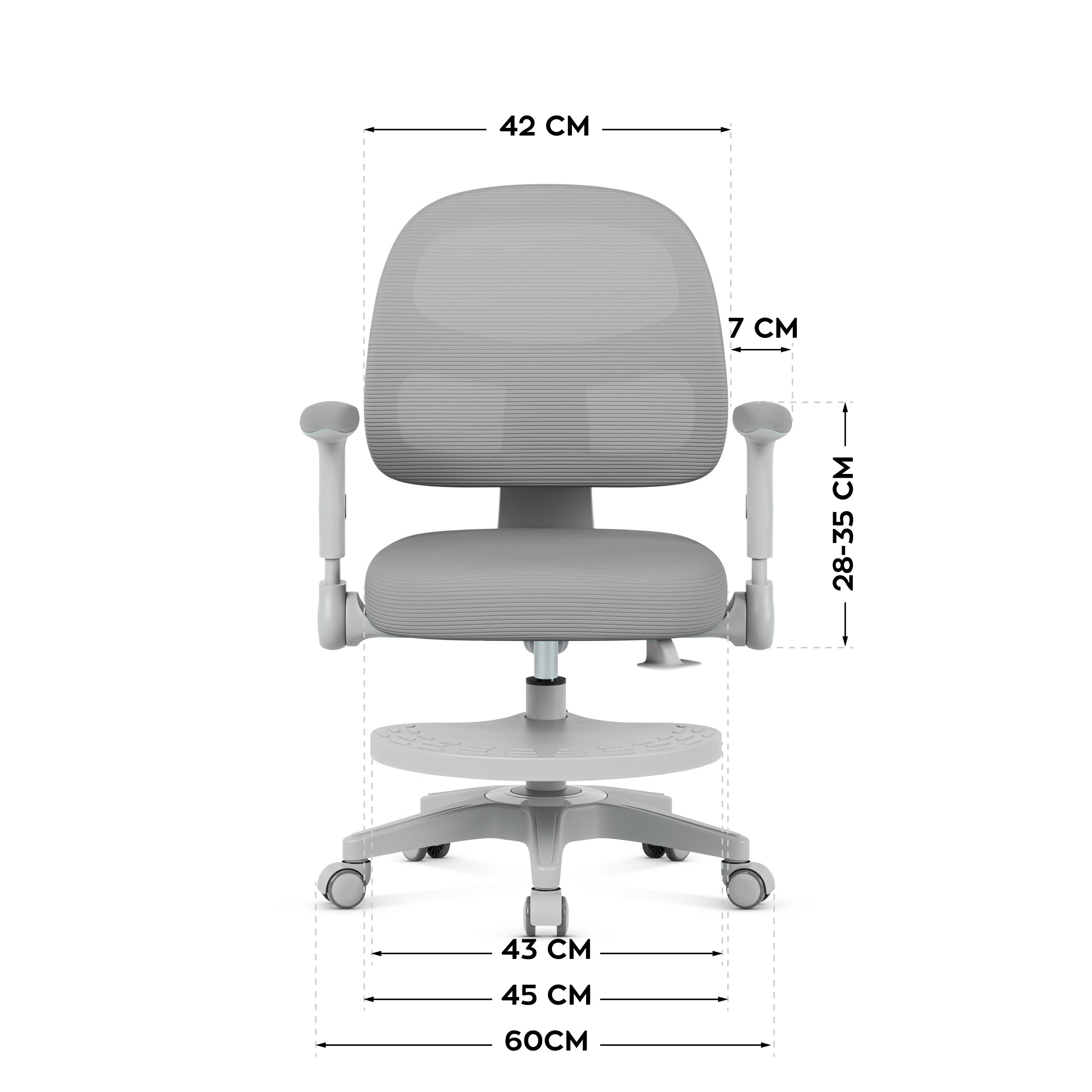 Mark Adler Junior 5.0 Grauer verstellbarer Kindersitz 