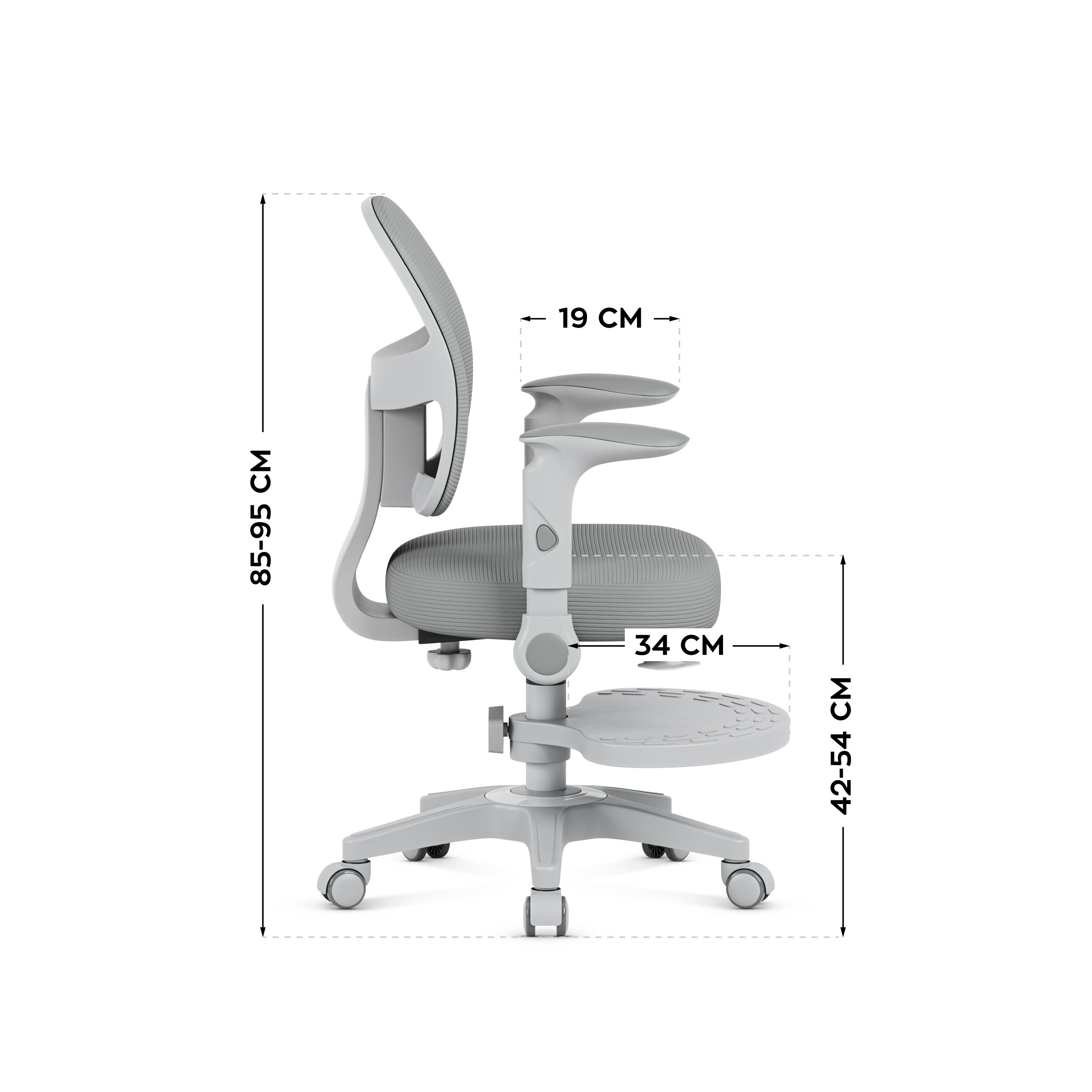 Mark Adler Junior 5.0 Grauer verstellbarer Kindersitz 