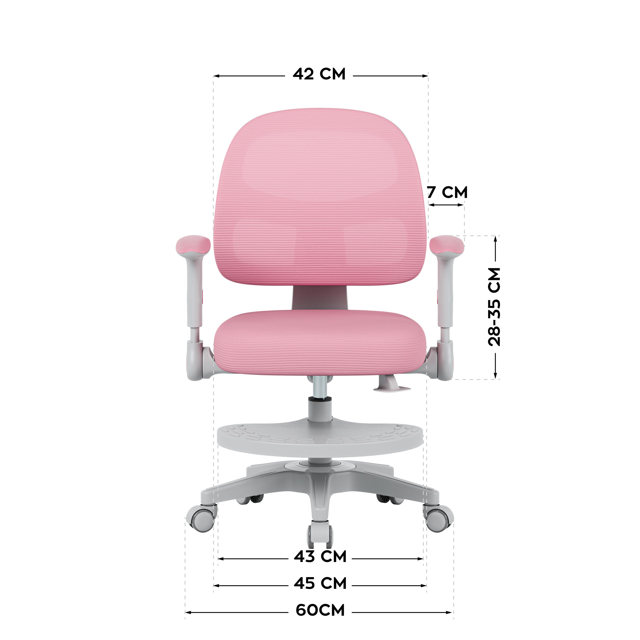 Mark Adler Junior 5.0 Rosa Verstellbarer Kindersitz 