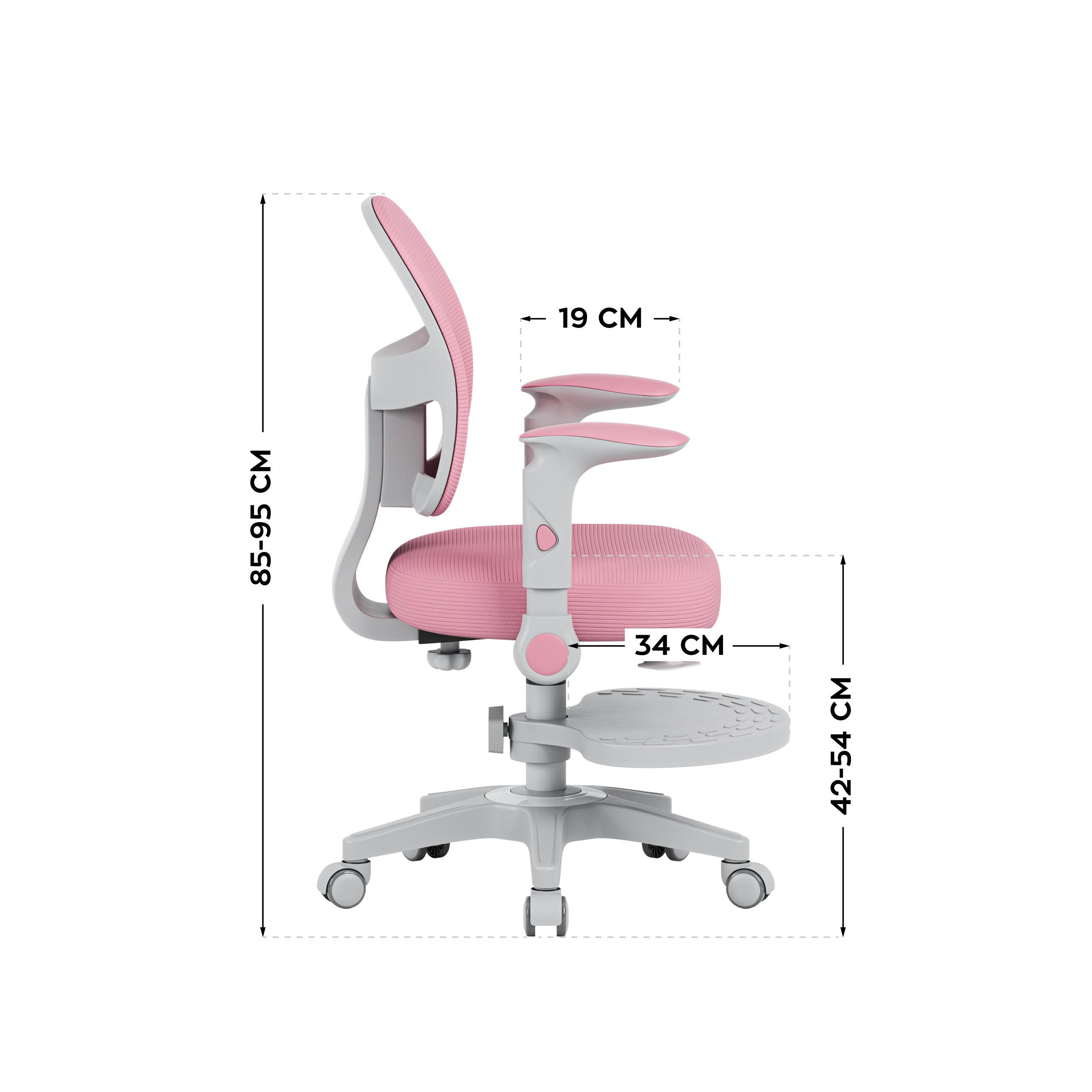 Mark Adler Junior 5.0 Rosa Verstellbarer Kindersitz 
