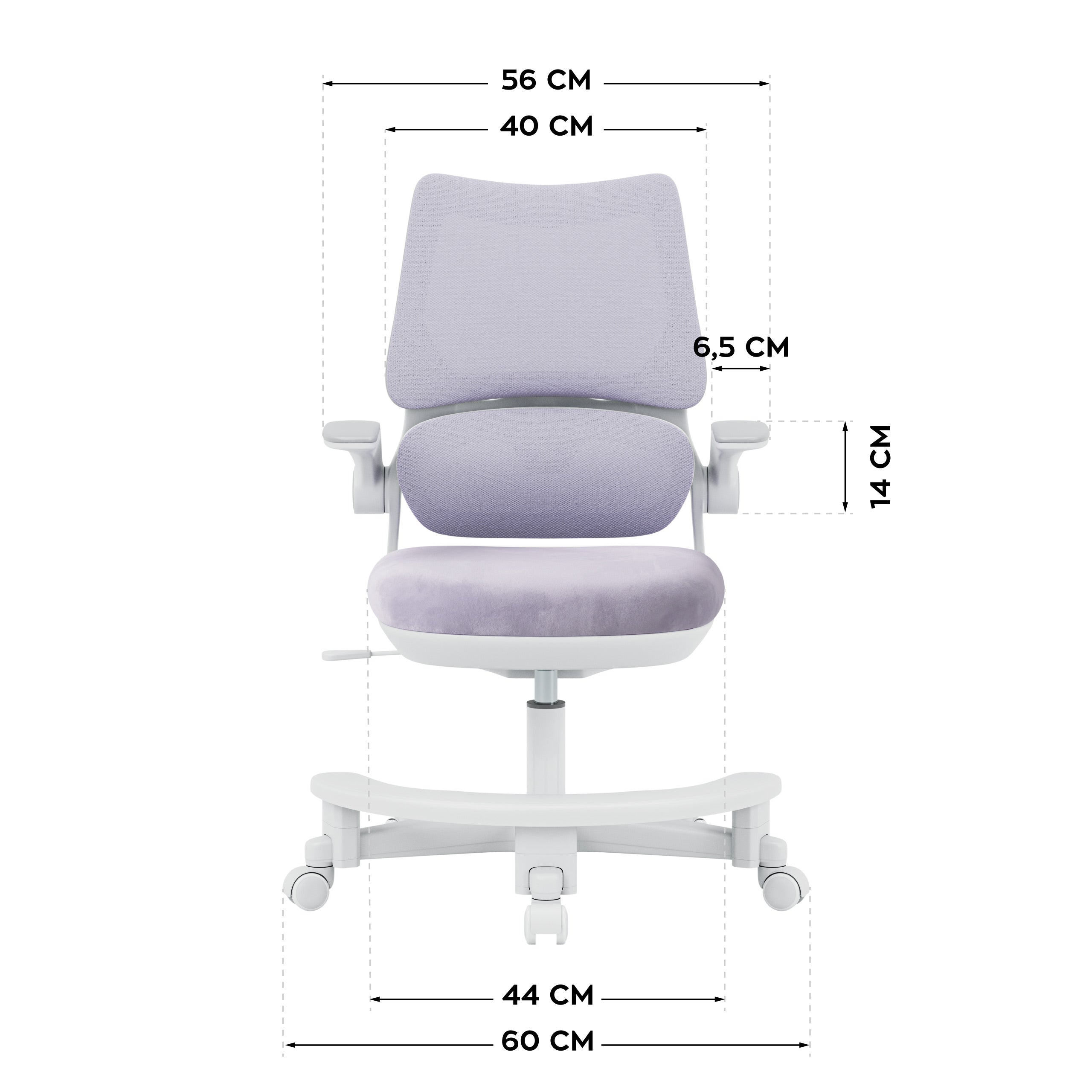 Mark Adler Junior 5.7 Lila Kinderschreibtischstuhl 