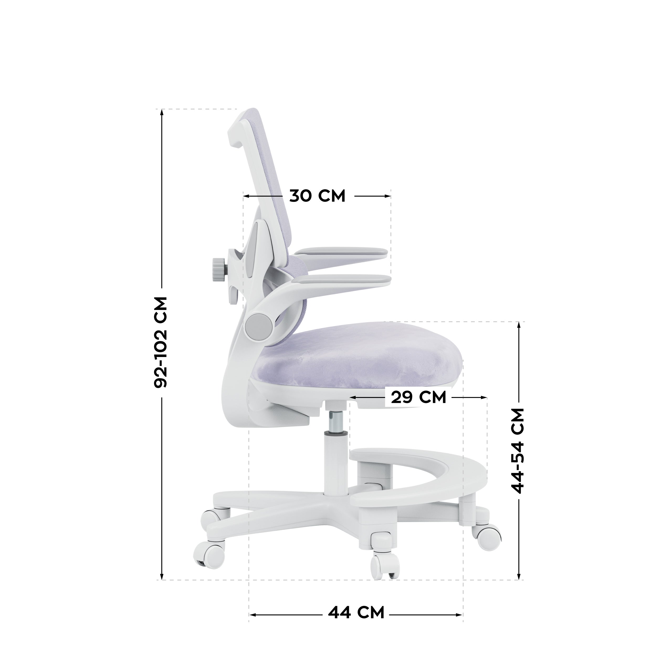 Mark Adler Junior 5.7 Lila Kinderschreibtischstuhl 