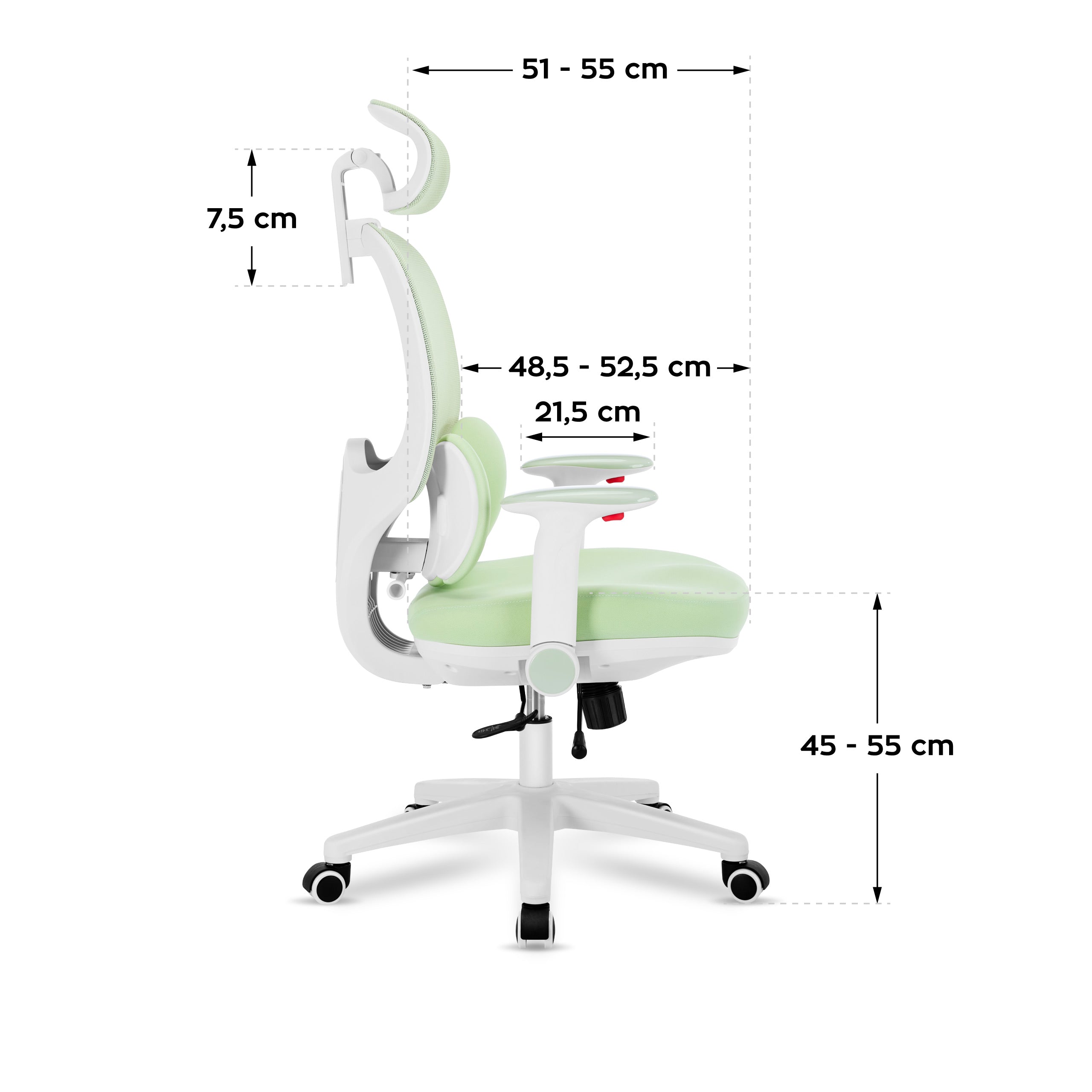 Mark Adler Junior 6.3 Grüner ergonomischer Kinderstuhl 