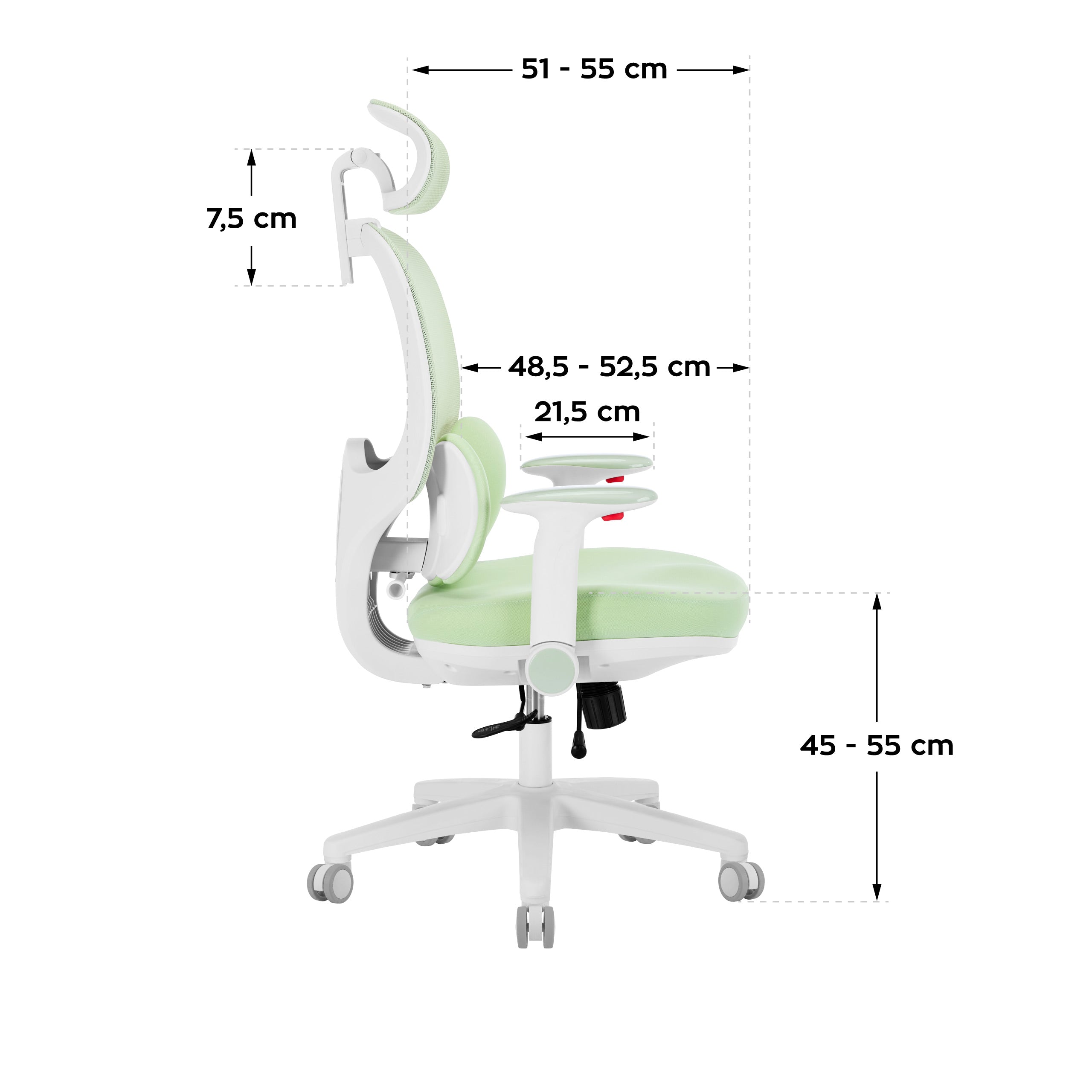 Mark Adler Junior 6.3 Grüner ergonomischer Kinderstuhl 