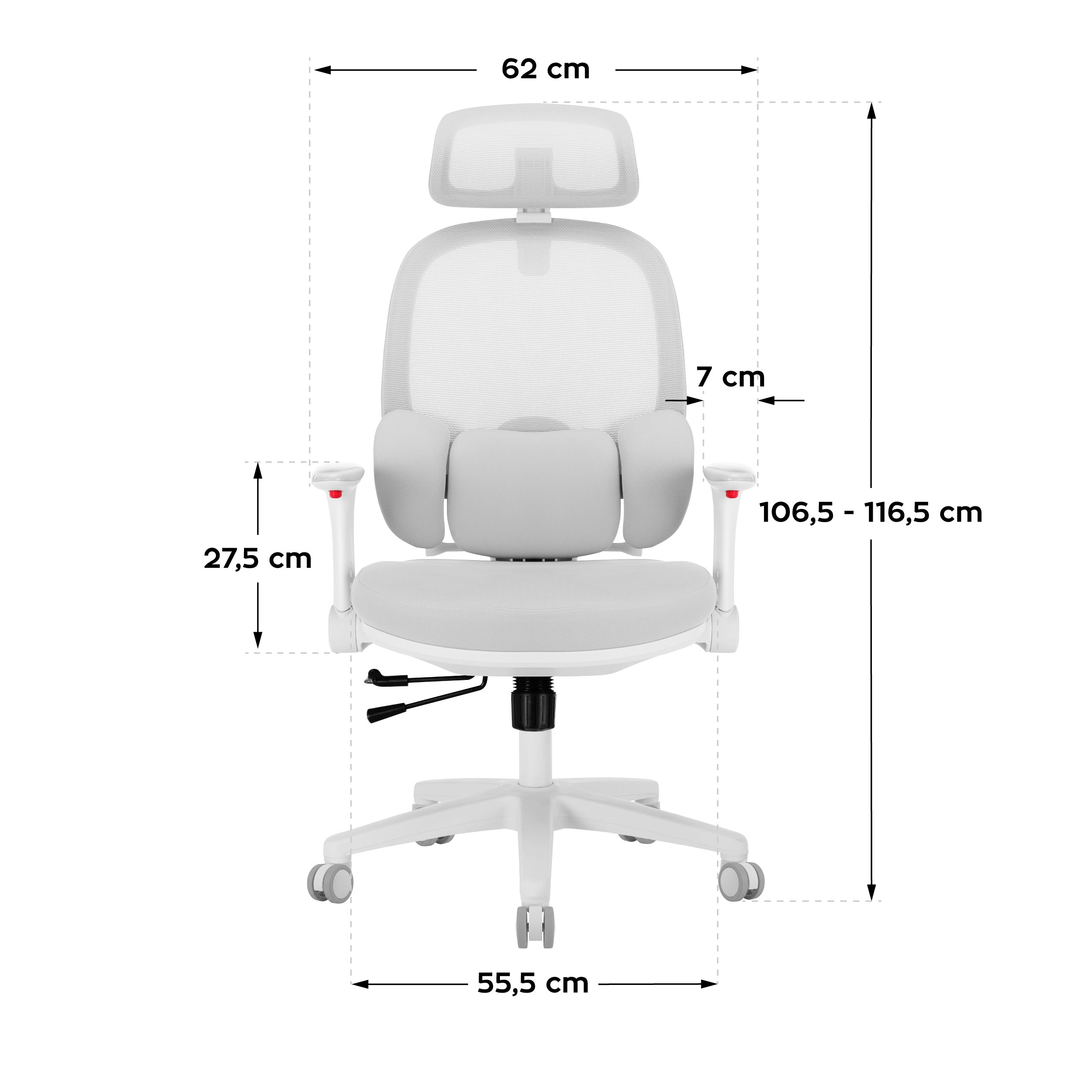Mark Adler Junior 6.3 Gray Ergonomischer Kinderstuhl 
