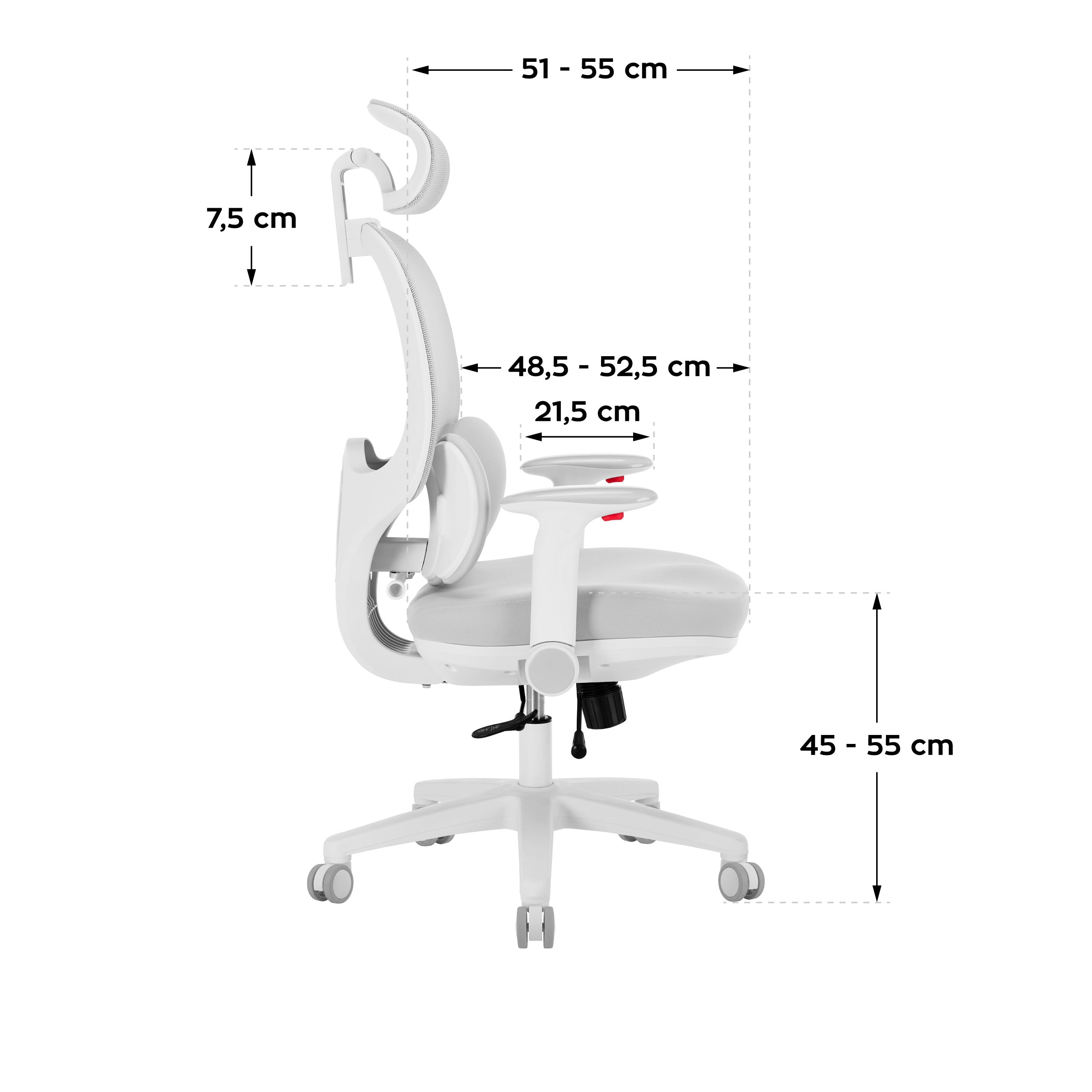 Mark Adler Junior 6.3 Gray Ergonomischer Kinderstuhl 