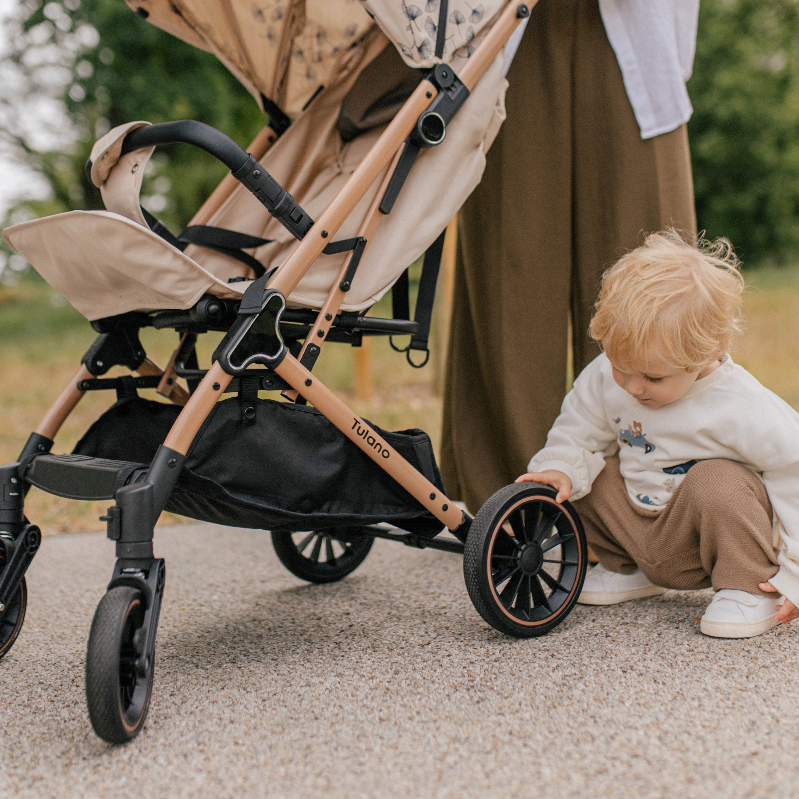 Kinderwagen Tulano Lagos 35 Beige Gold