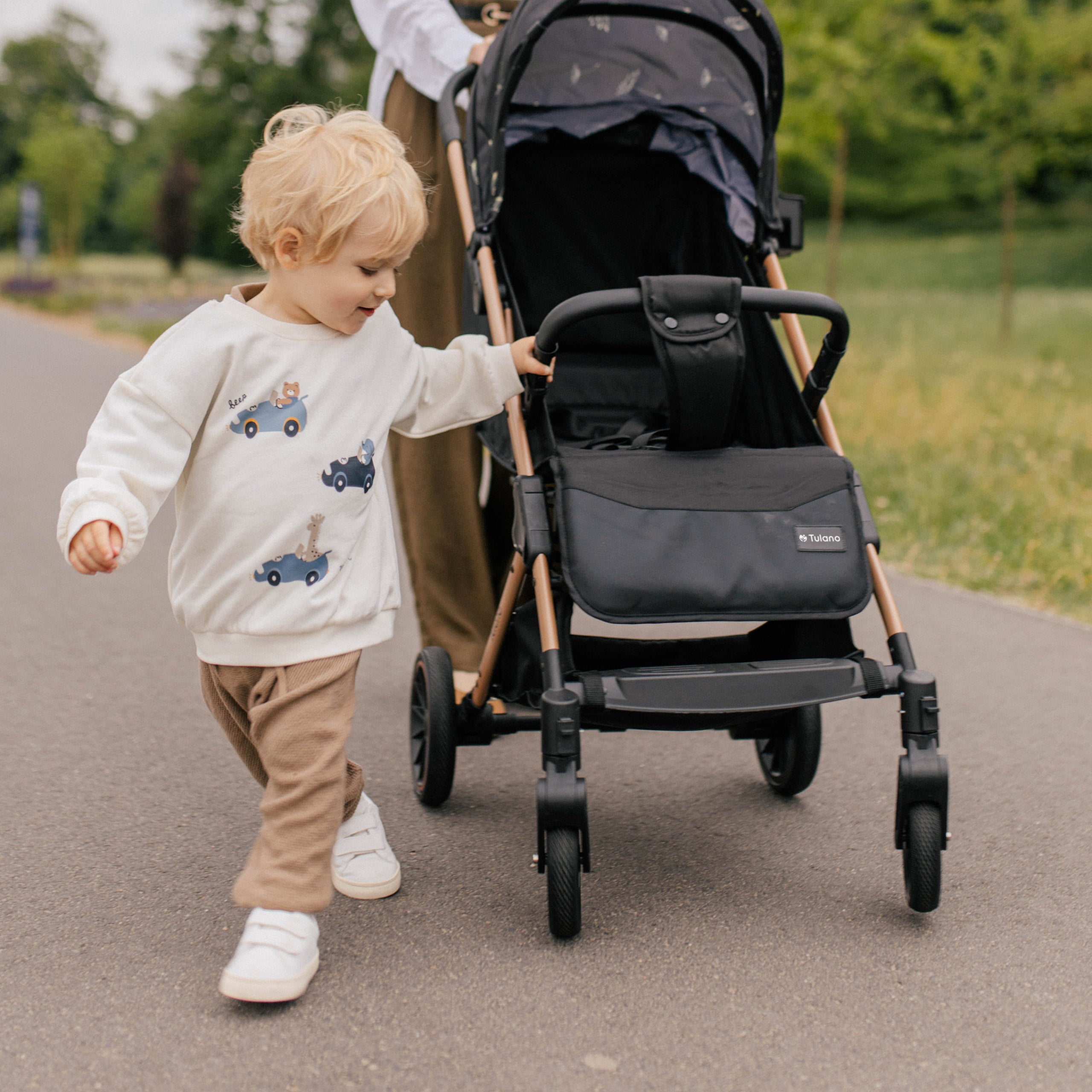Kinderwagen Tulano Lagos 35 Black Gold