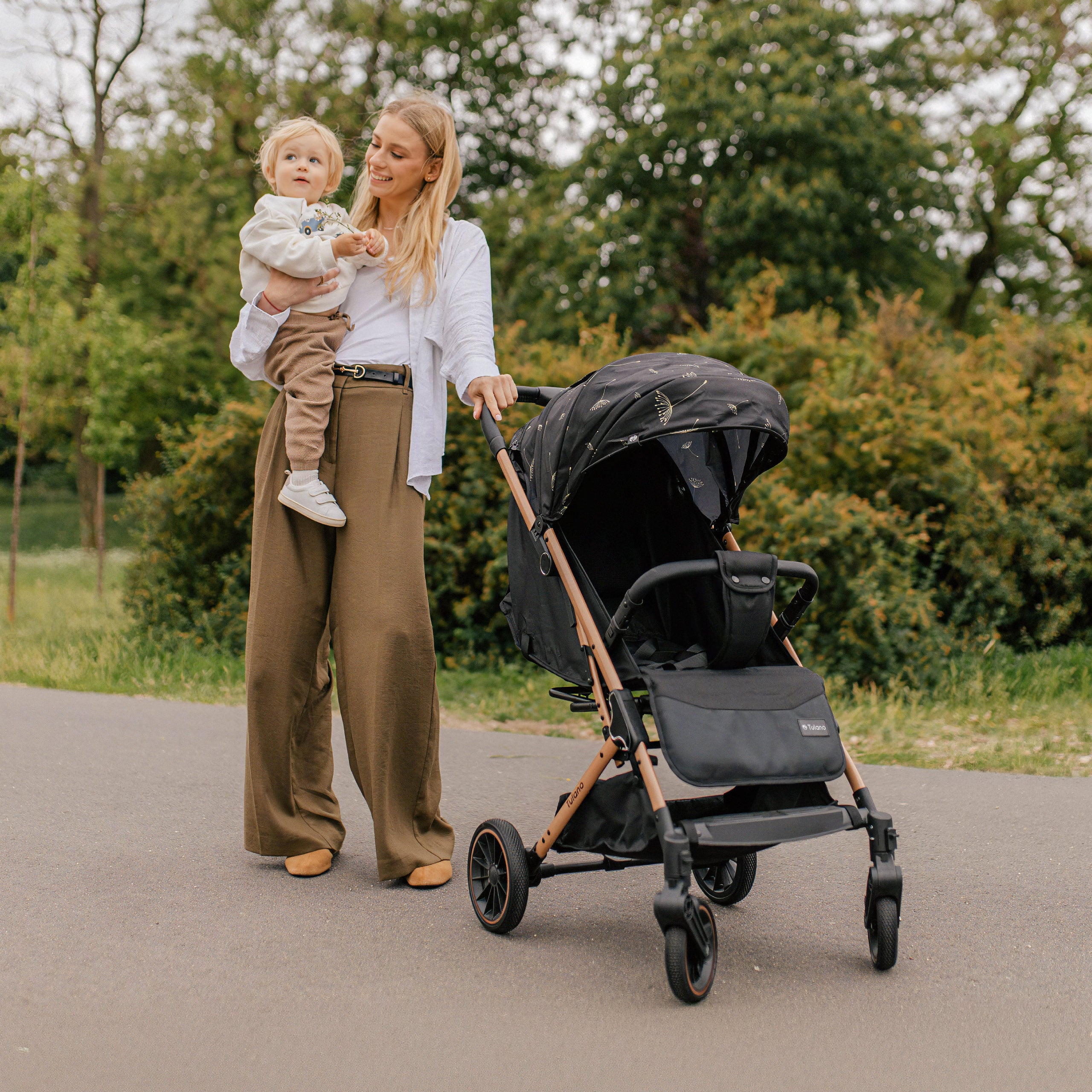 Kinderwagen Tulano Lagos 35 Black Gold