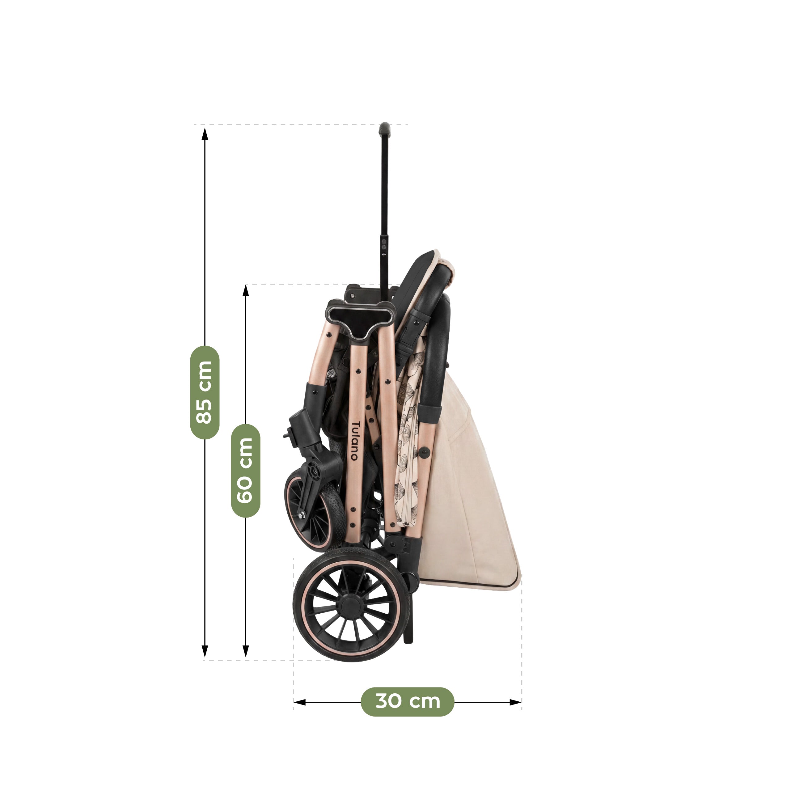 Kinderwagen Tulano Lagos 35 Beige Gold
