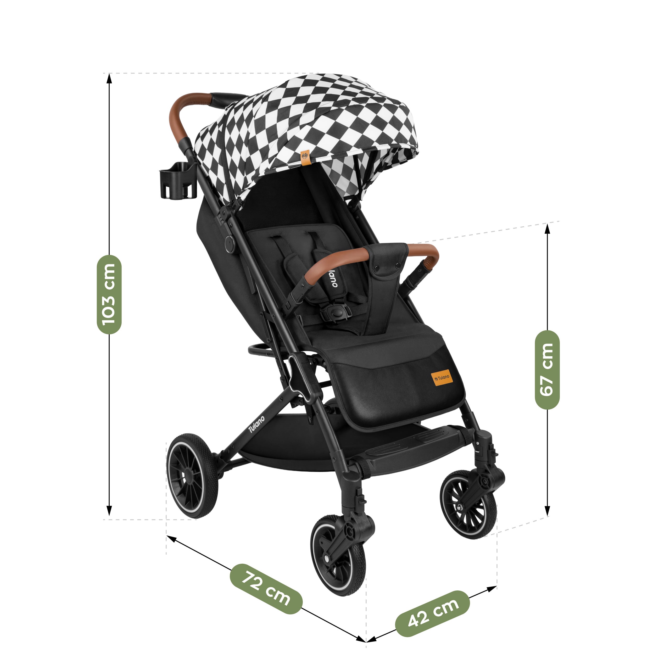 Kinderwagen Tulano Lagos 35 Black