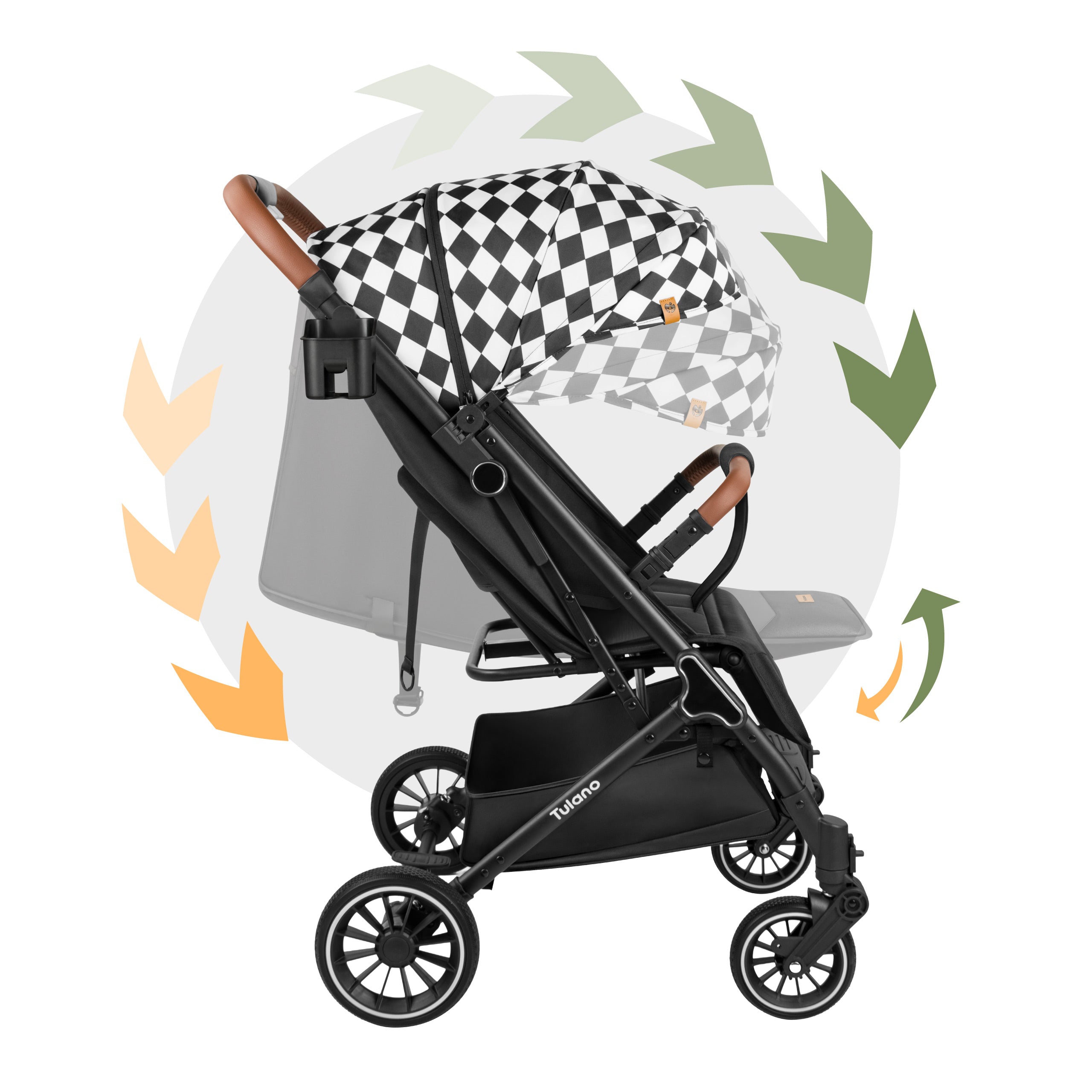 Kinderwagen Tulano Lagos 35 Black