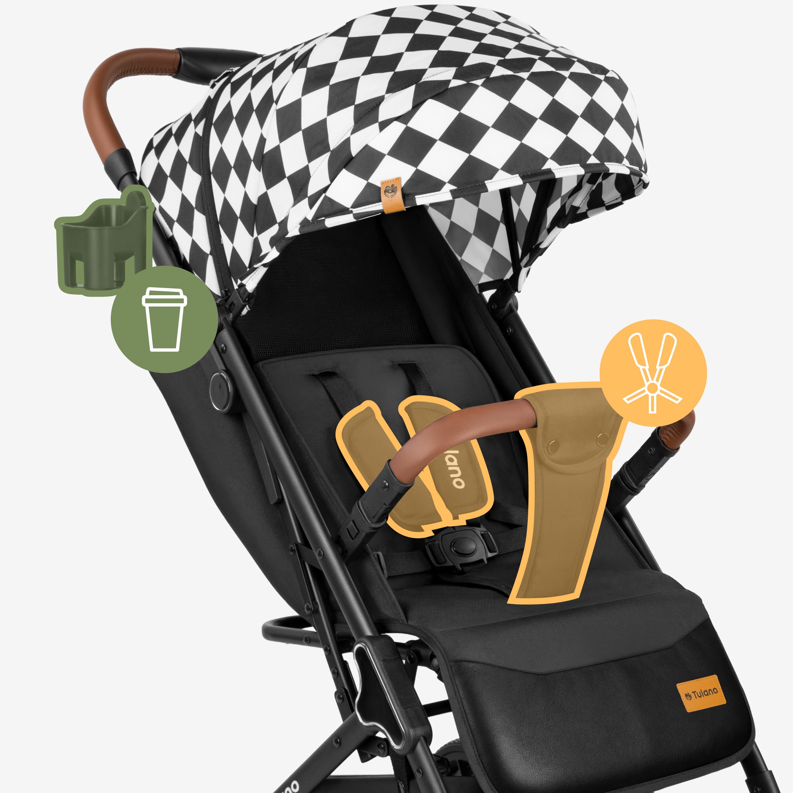 Kinderwagen Tulano Lagos 35 Black