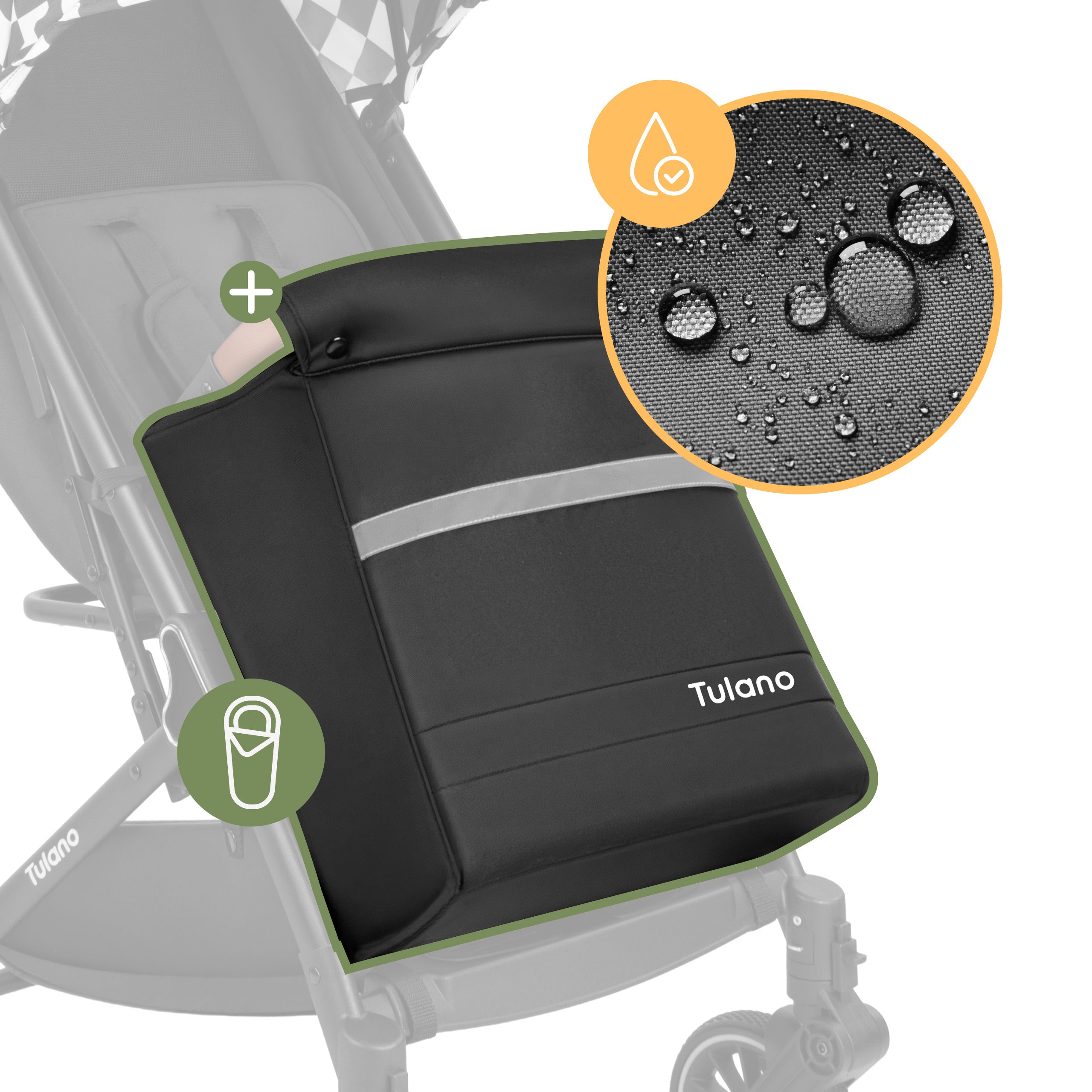 Kinderwagen Tulano Lagos 35 Black