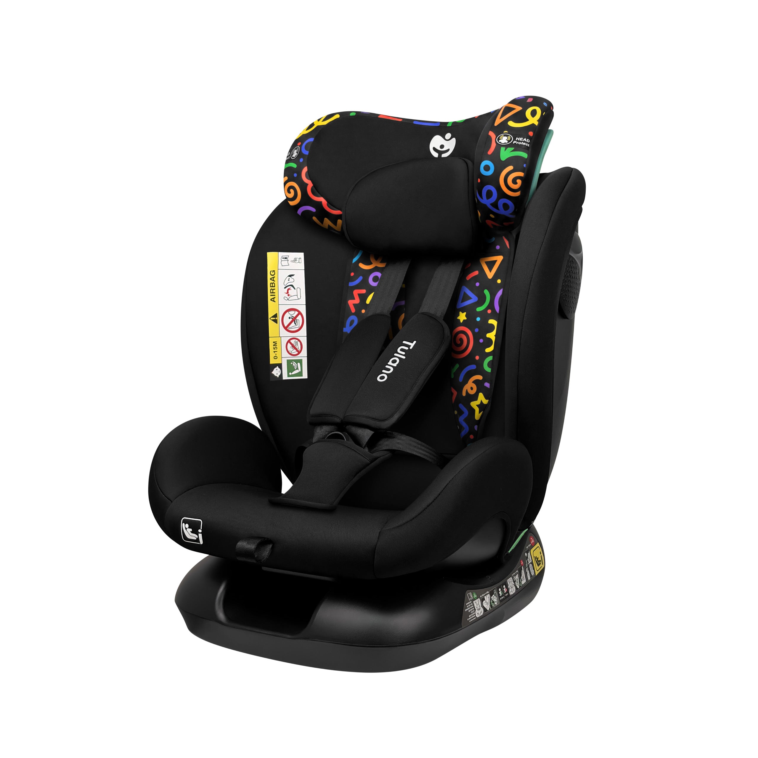 Kindersitz Tulano Loom 15 Black Loco